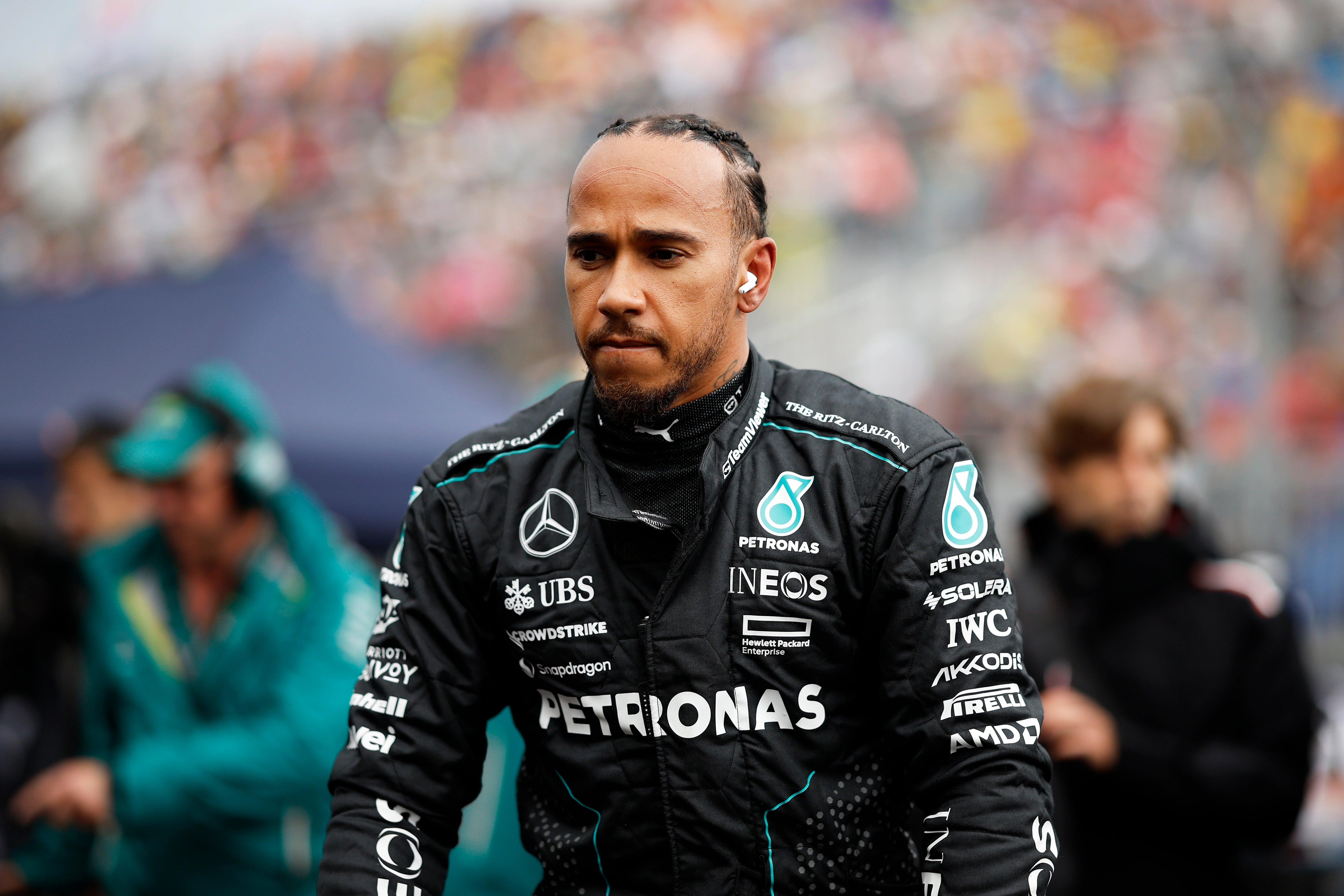 Lewis Hamilton finished fourth in Sunday’s Canadian Grand Prix