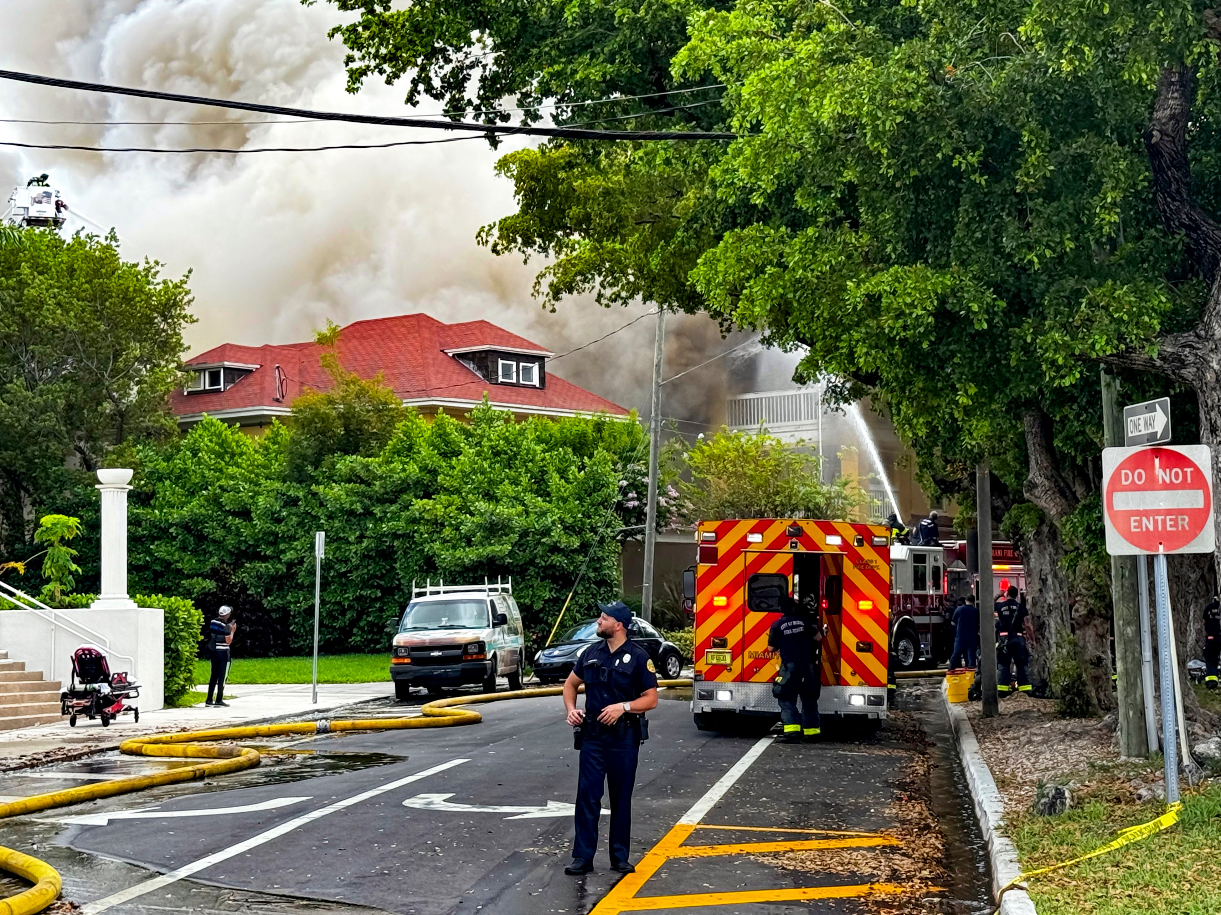 Apartment Fire-Miami