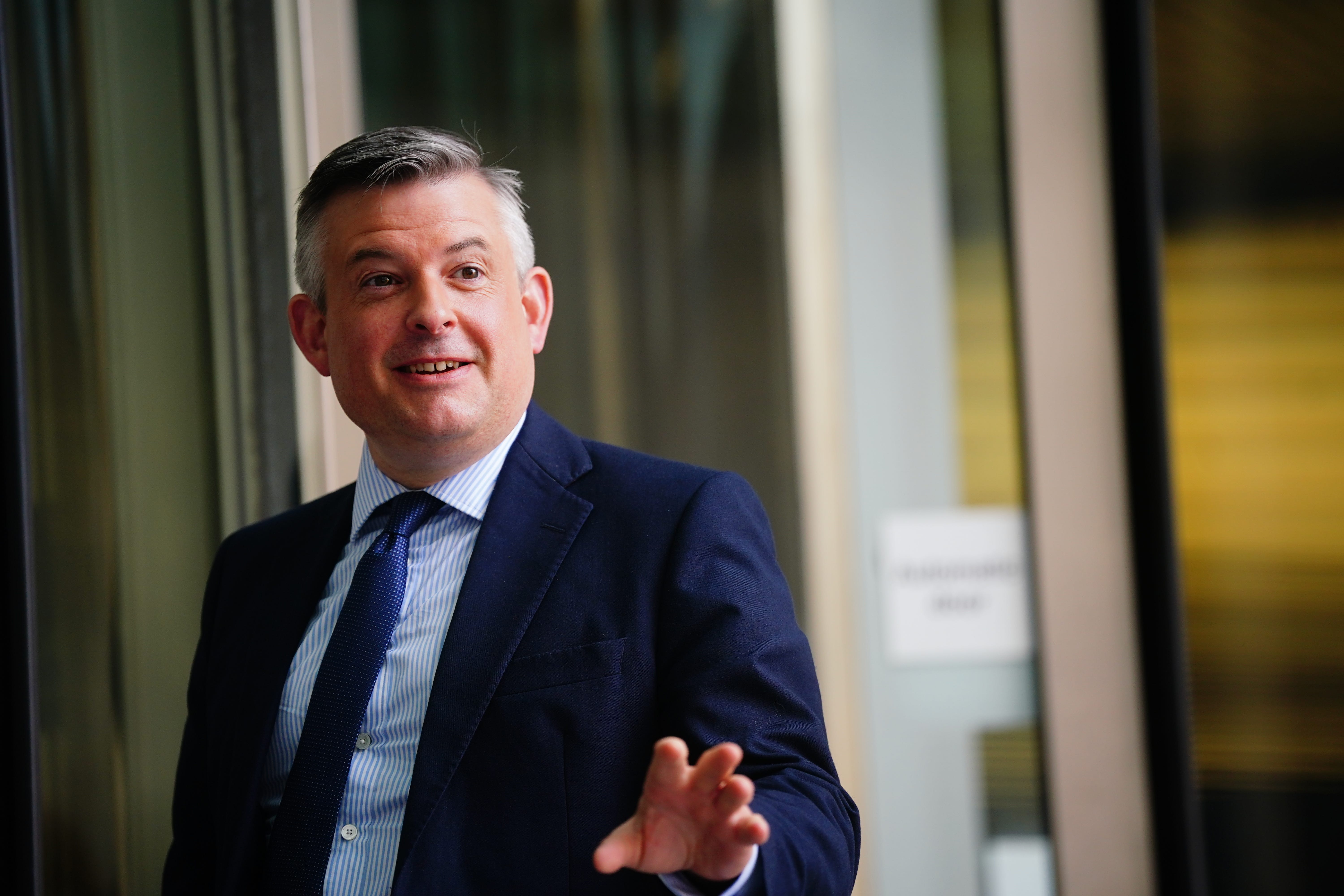 Shadow paymaster general Jonathan Ashworth says Sunak is “weak”