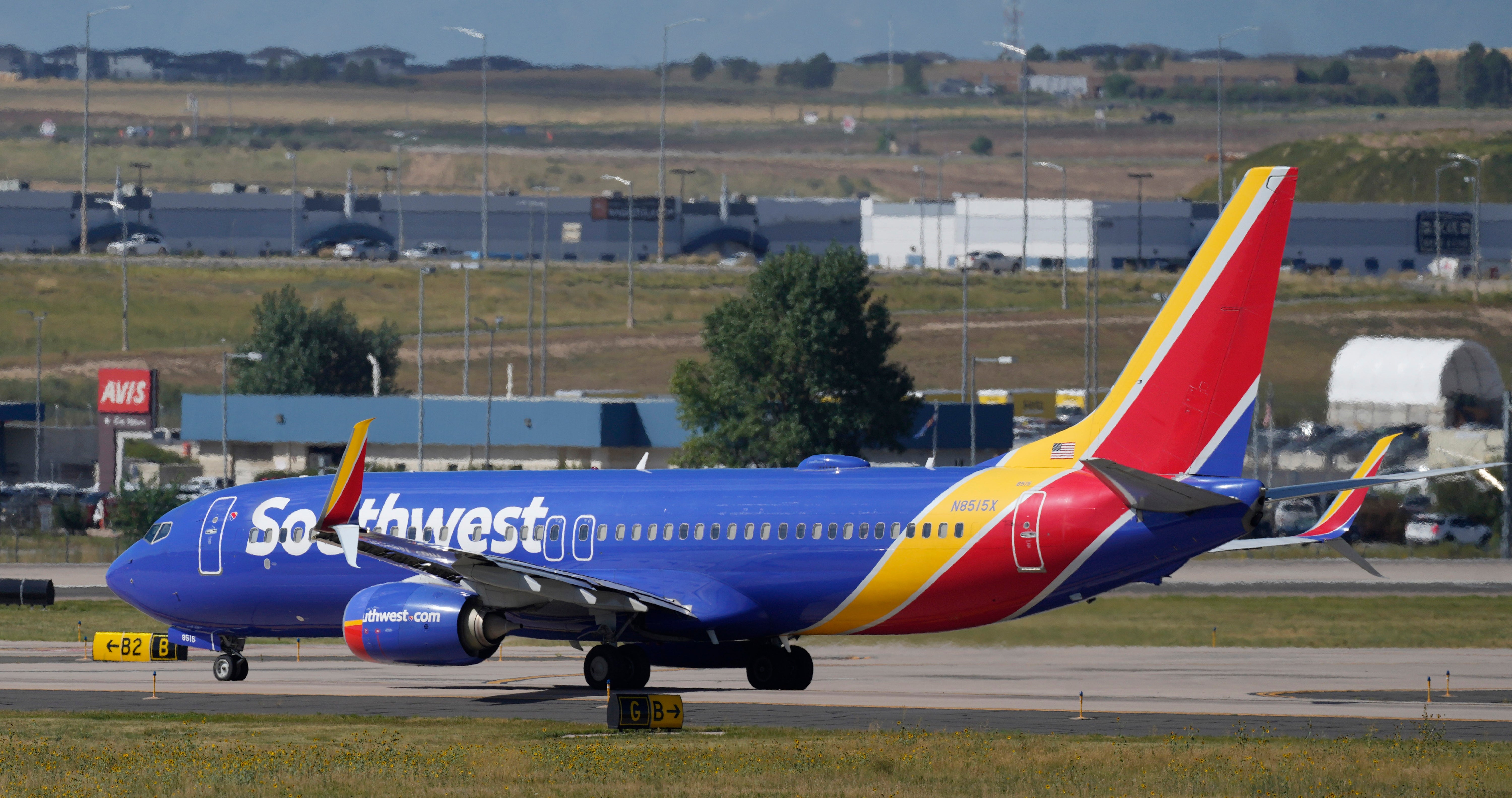 A Southwest Airlines passenger jet skimmed an Oklahoma City suburb early Wednesday morning, triggering an altitude alert