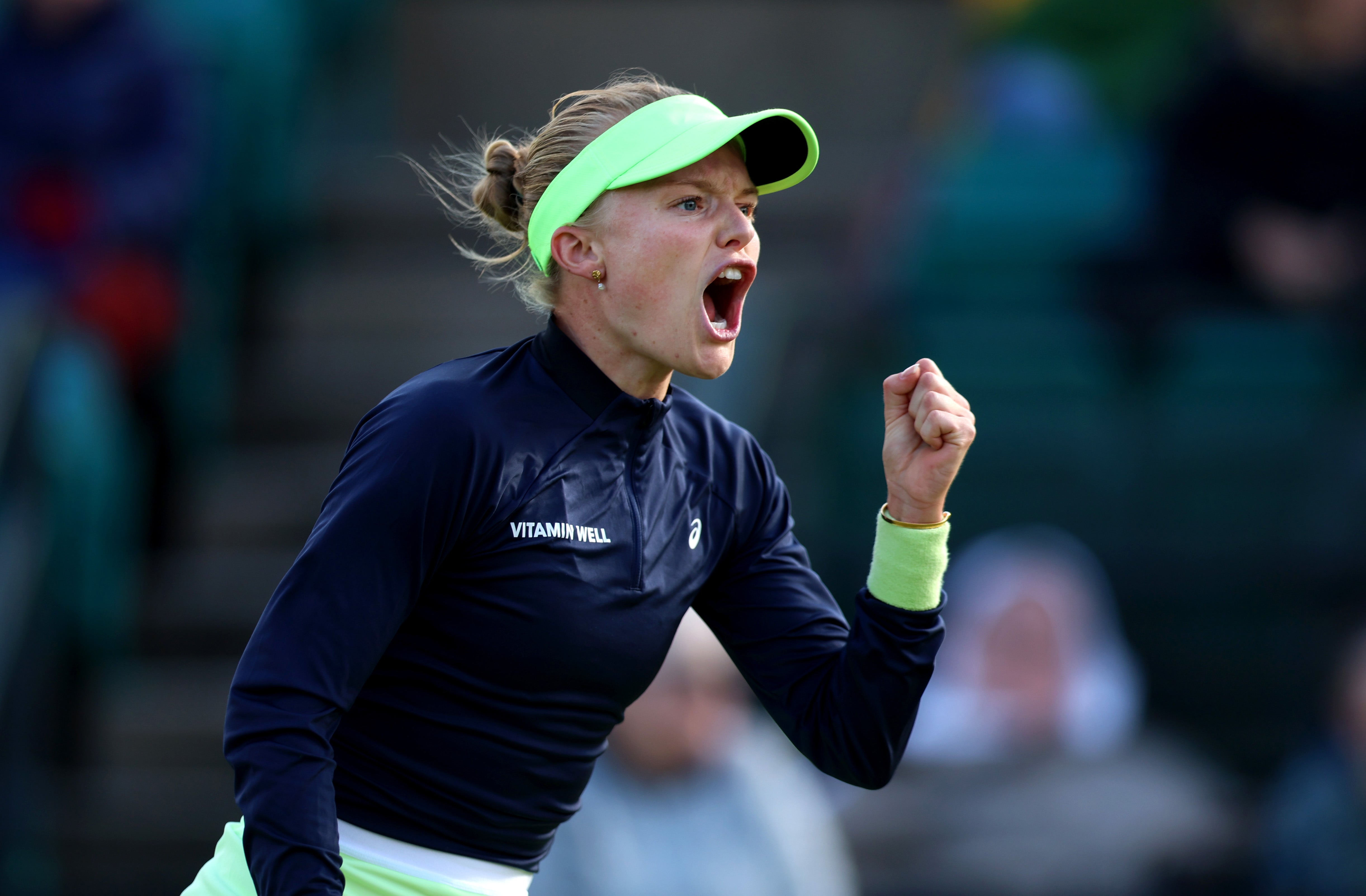 Harriet Dart lost her cool in defeat to compatriot Katie Boulter