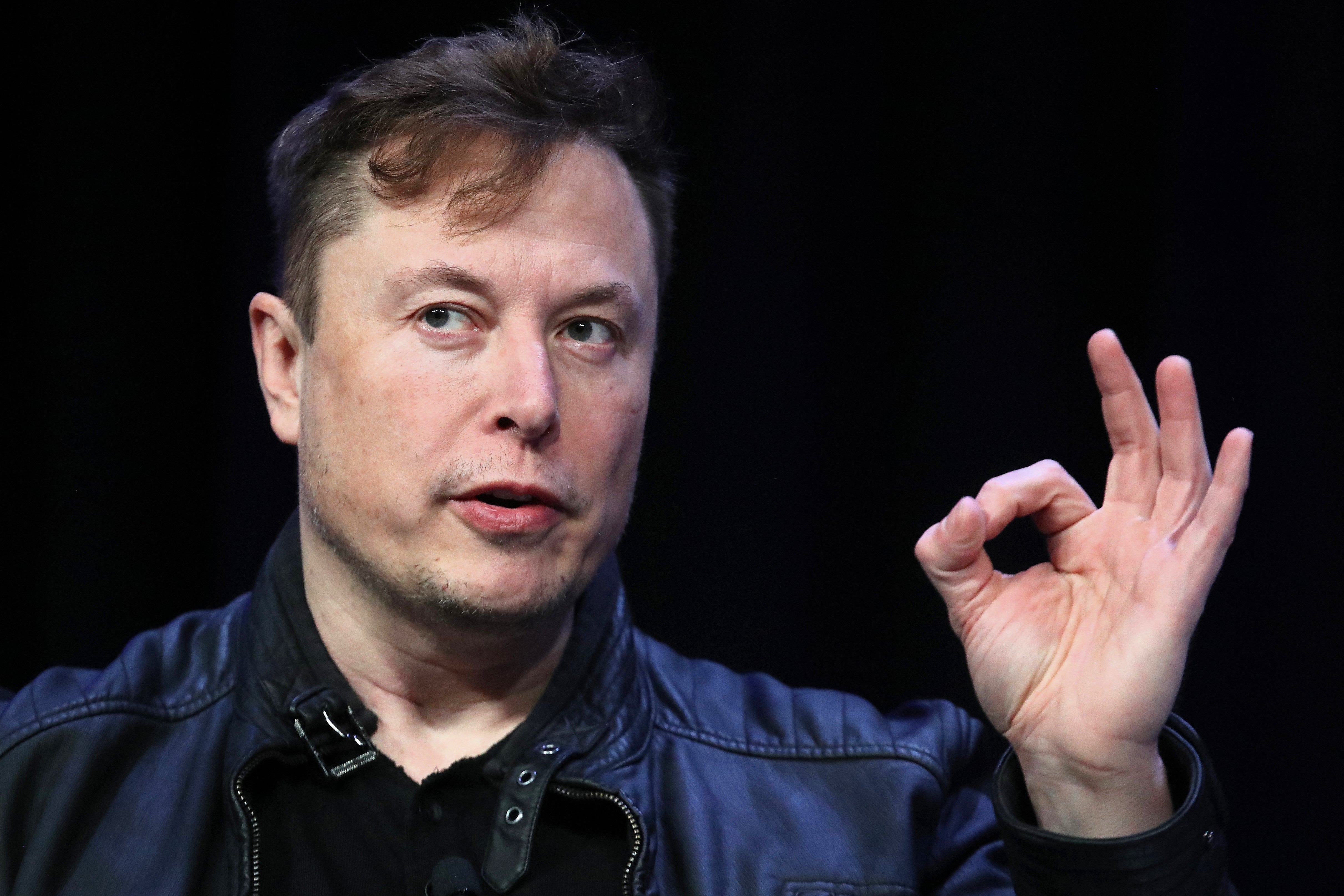 Elon Musk - who heads or owns SpaceX, Tesla, Neuralink, The Boring Company and X - speaks at the 2020 Satellite Conference and Exhibition 9 March, 2020 in Washington, DC