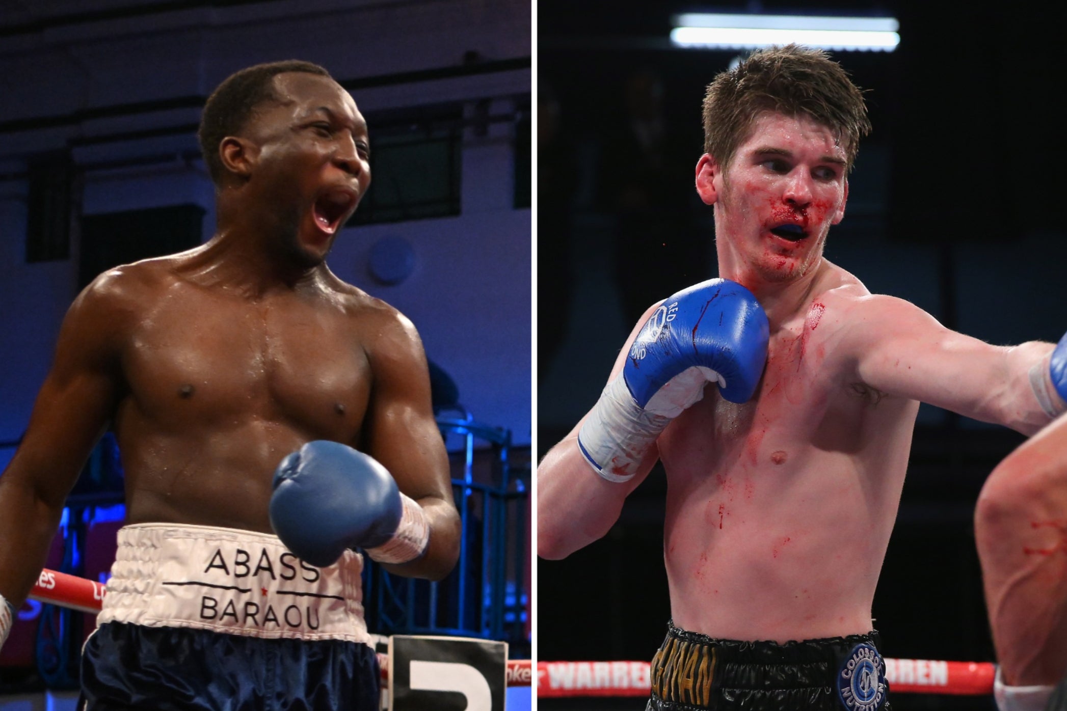 Abass Baraou (left) and Macaulay McGowan will vie for the Europan super-welterweight belt