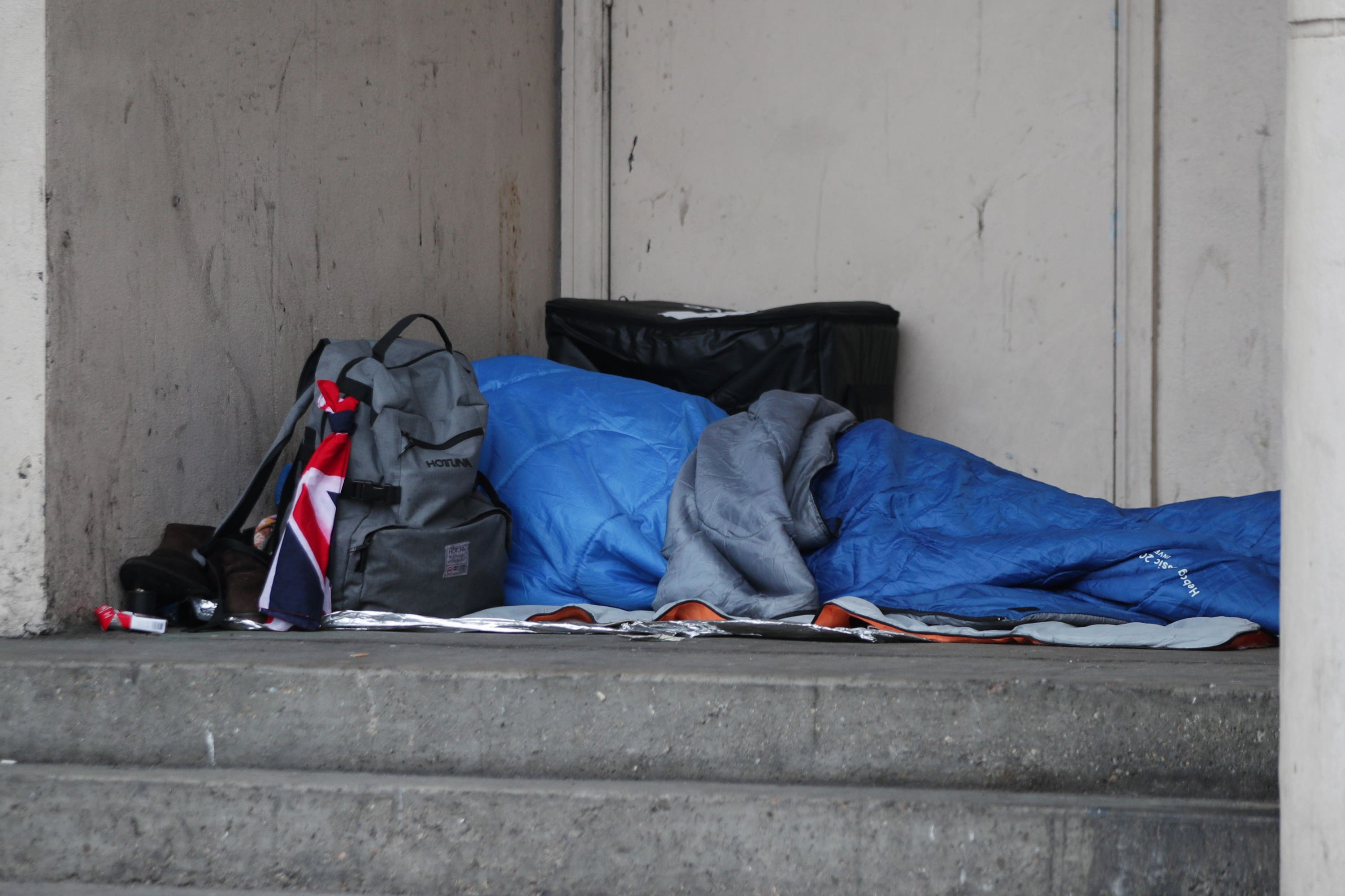 The Conservatives’ manifesto pledges to continue with plans to end rough sleeping (Yui Mok/PA)