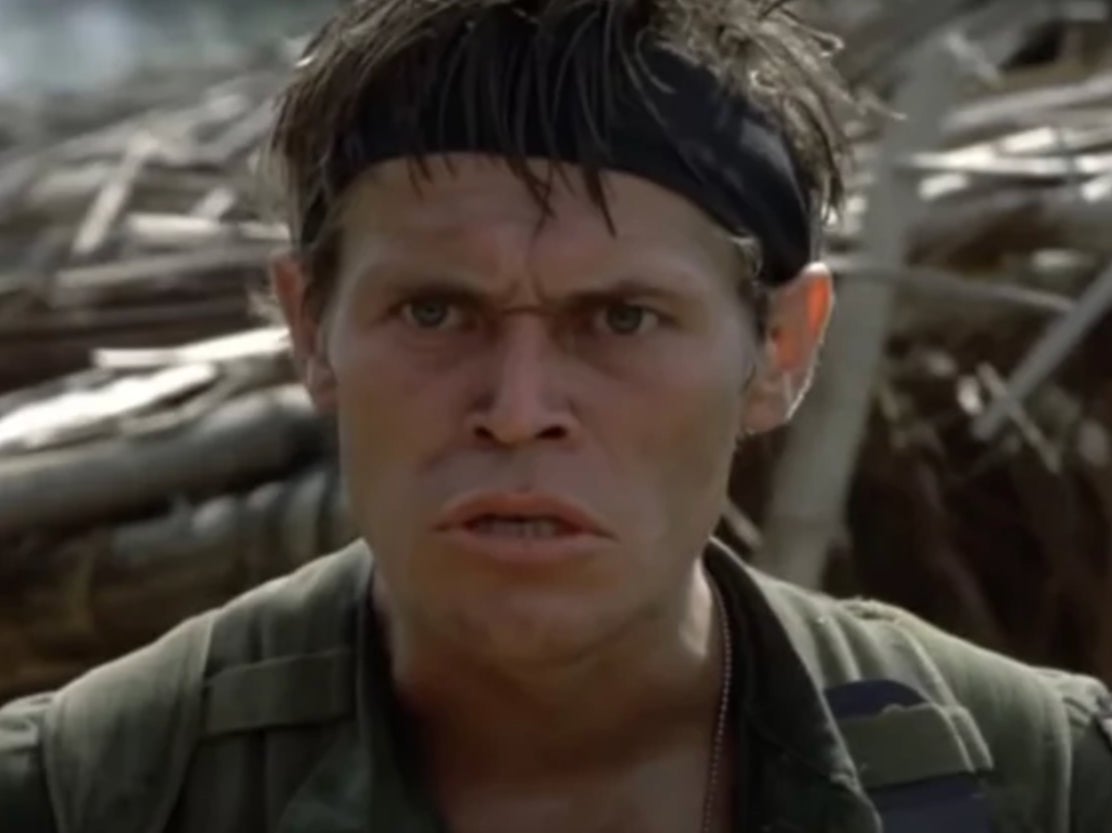 Willem Dafoe ultimately played Viggo Mortensen’s role in ‘Platoon’