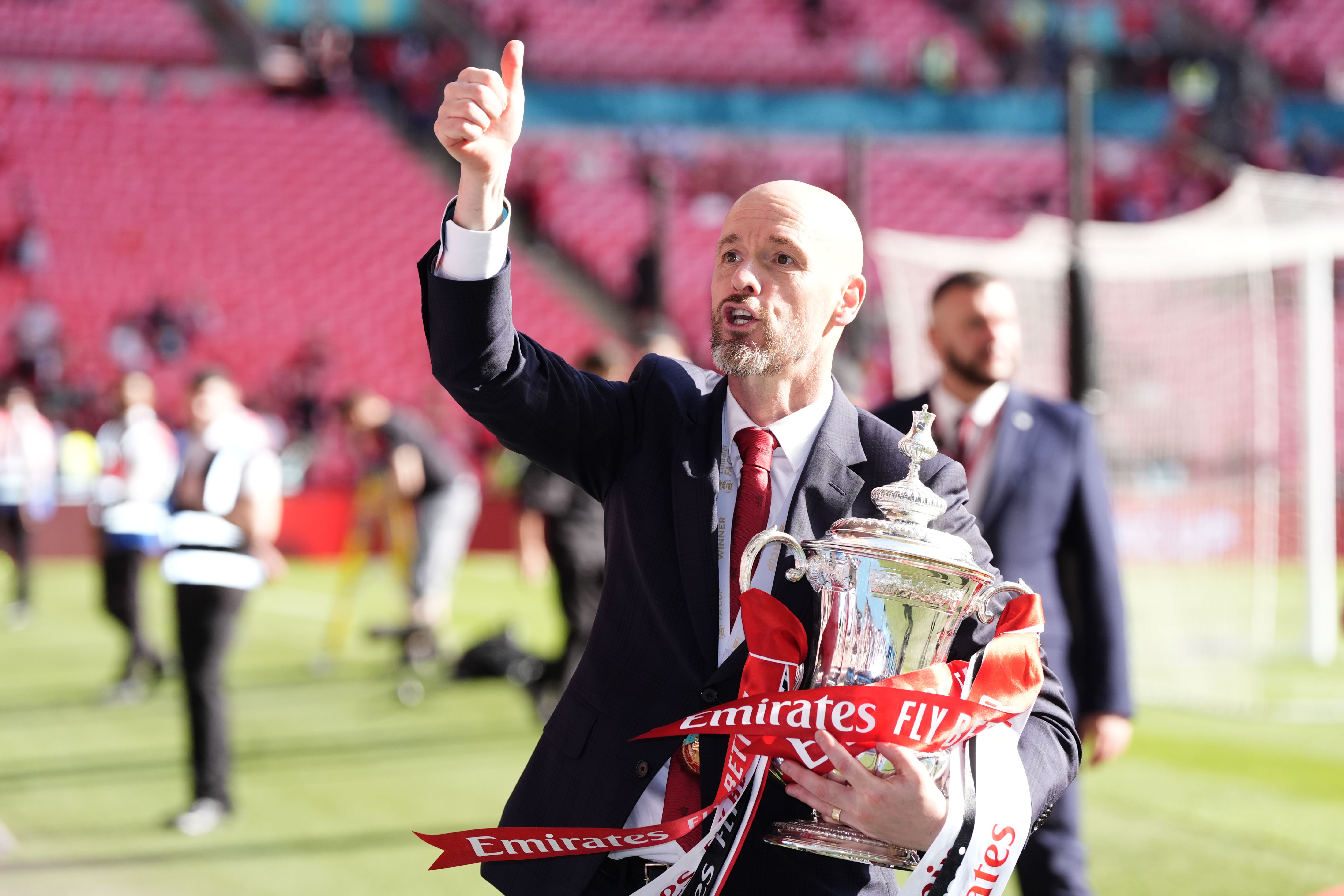 Erik ten Hag’s current deal is due to expire next summer (Nick Potts/PA)