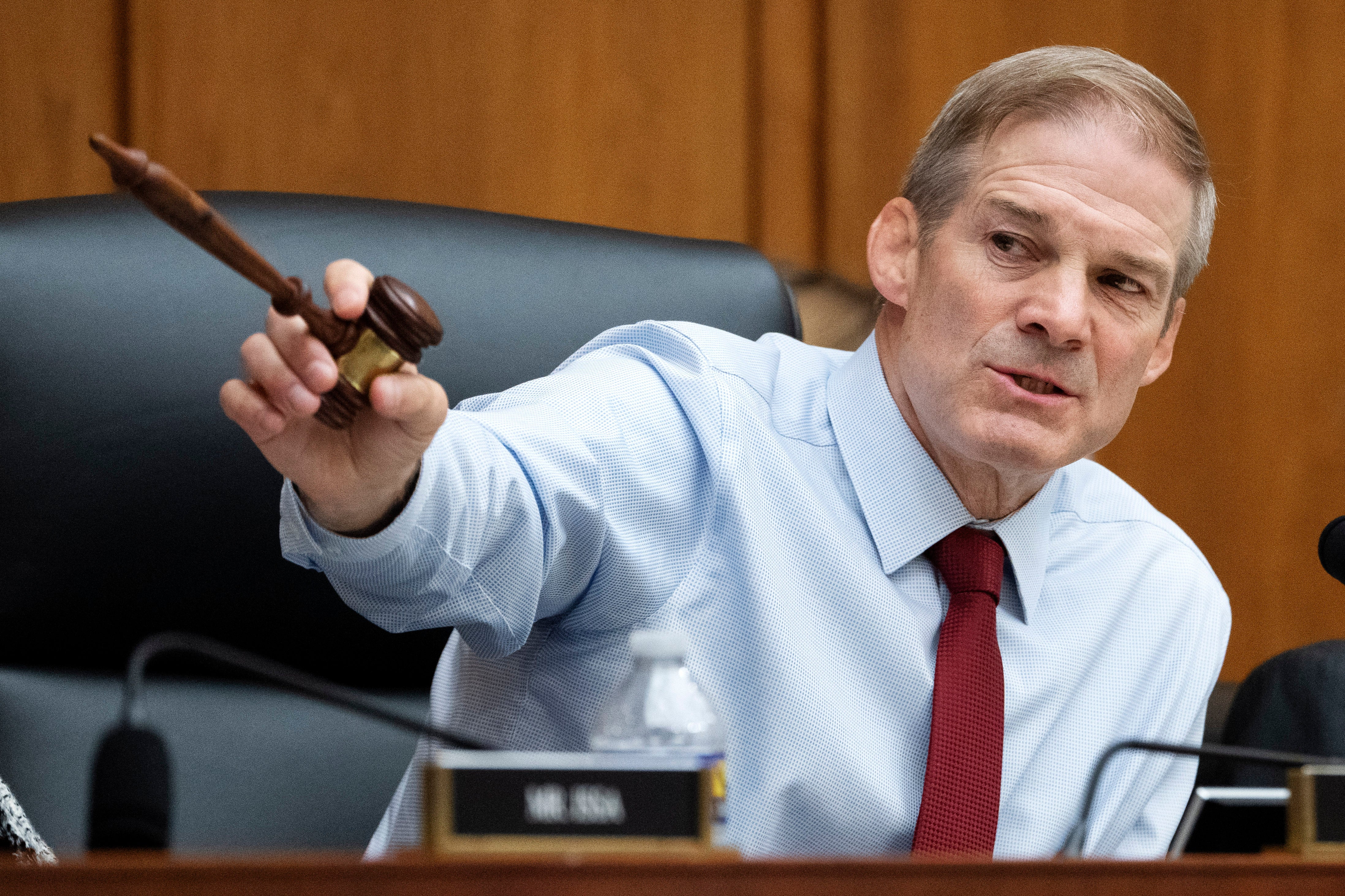 Representative Jim Jordan promoted the baseless theory on social media this week