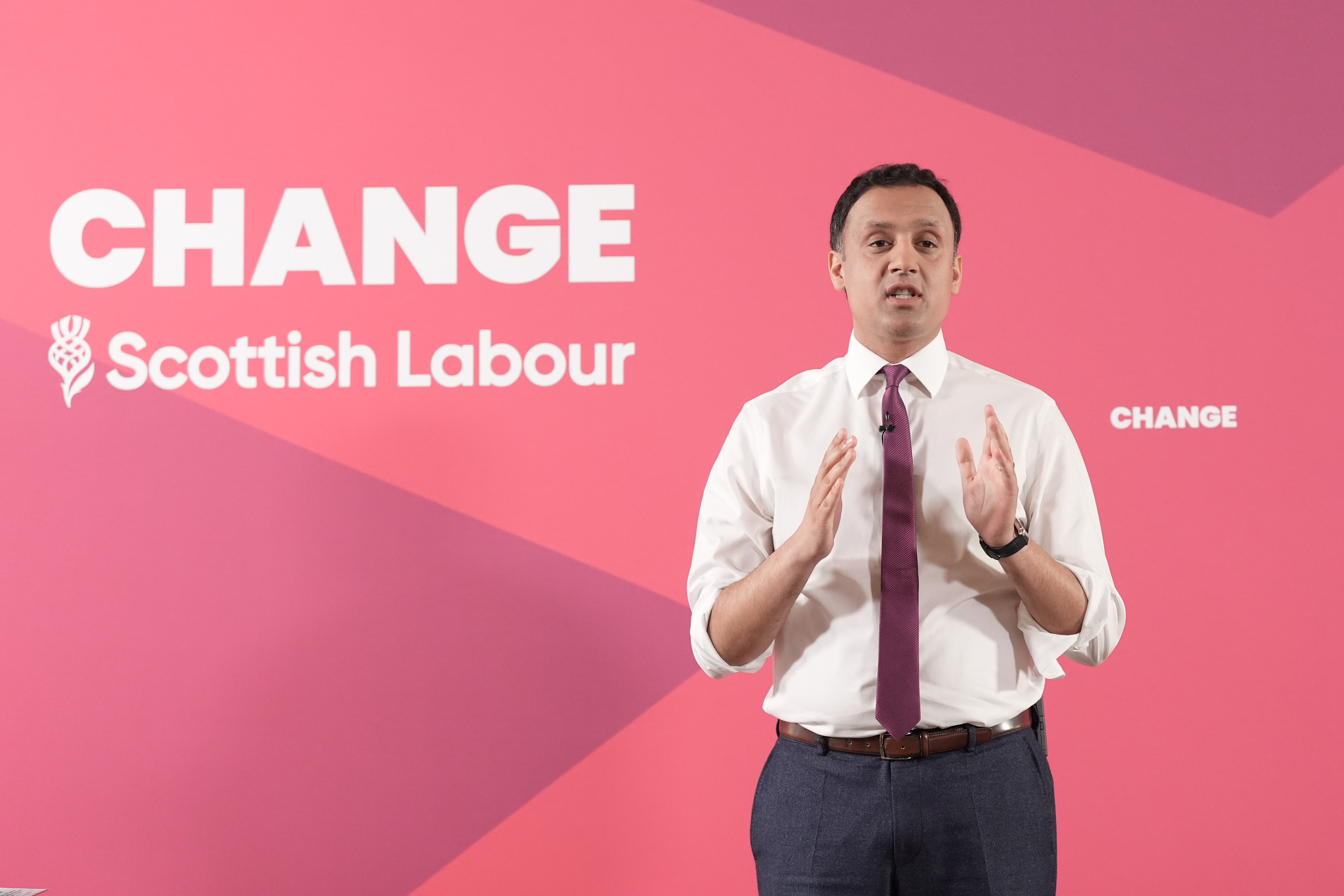 Anas Sarwar will make a speech on the health service on Wednesday (Stefan Rousseau/PA)