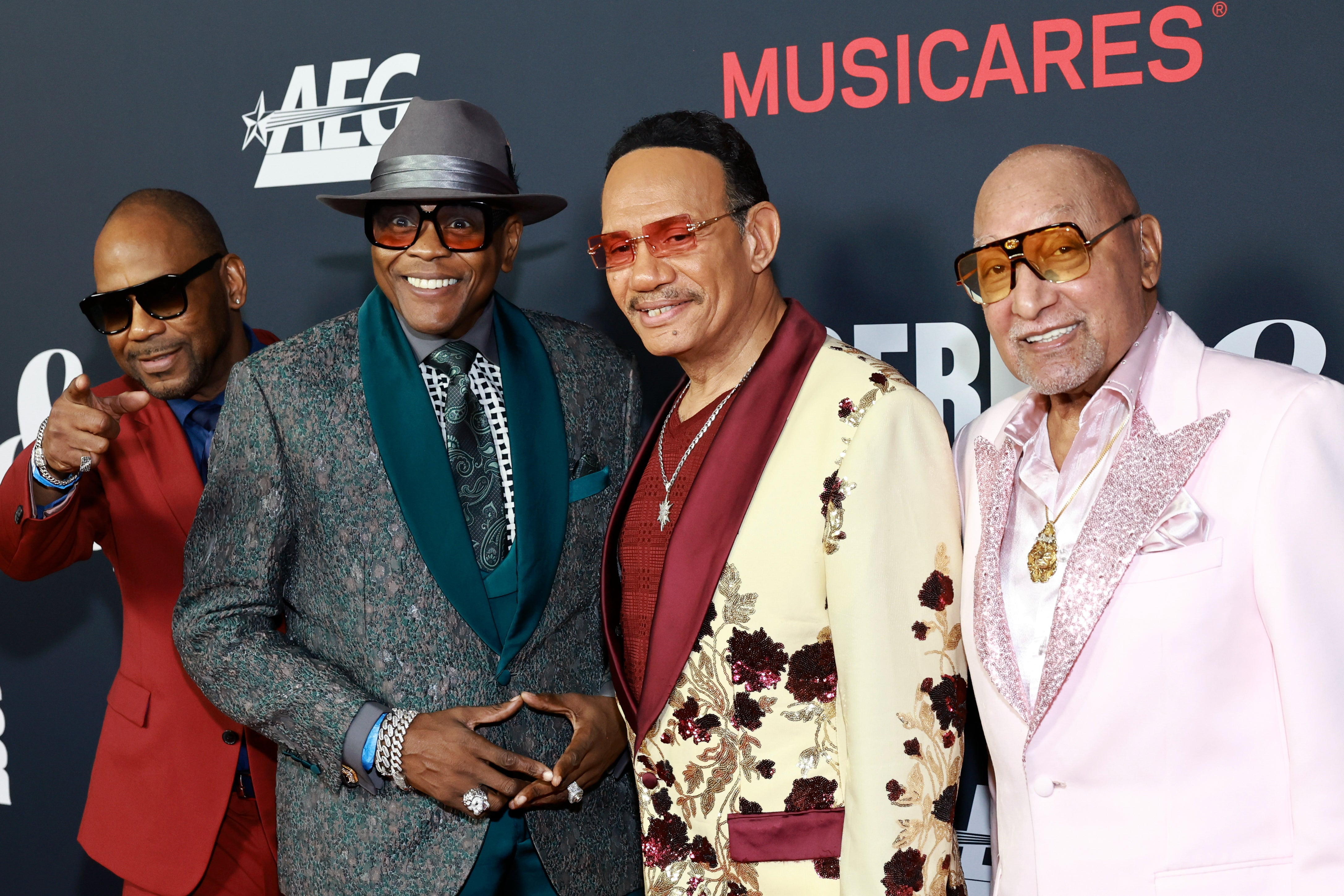 The Four Tops (L-R): Lawrence Payton, Alexander Morris, Ronnie McNeir, and Abdul 'Duke' Fakir