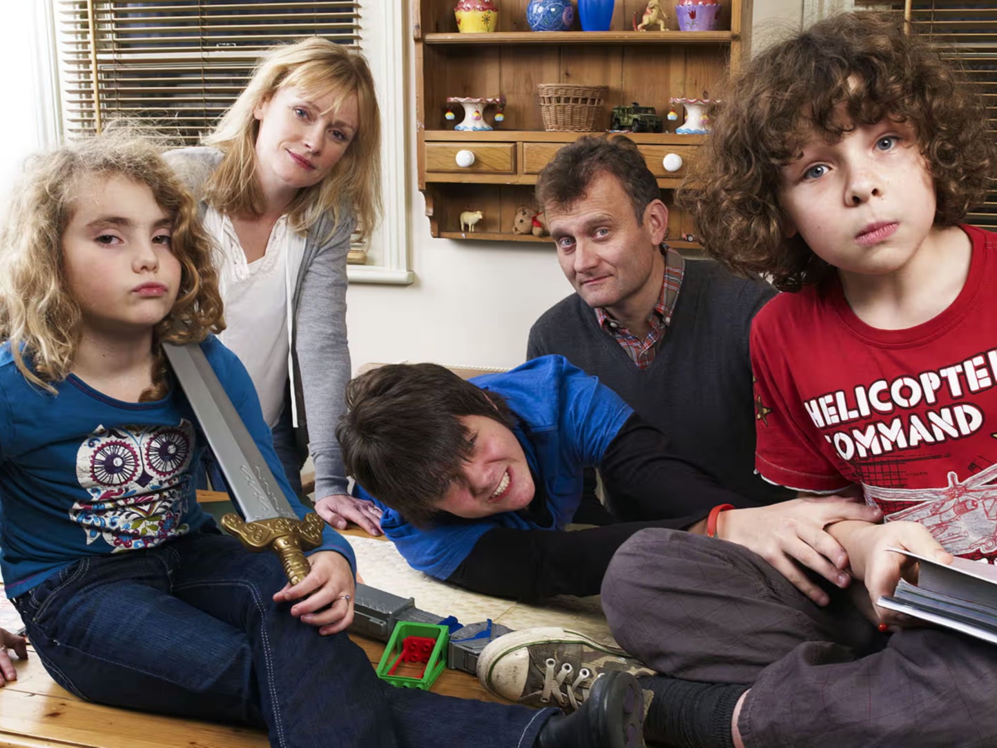 ‘Outnumbered’ child stars with Claire Skinner and Hugh Dennis