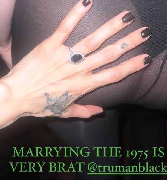 Matty Healy has seemingly confirmed his engagement to his model girlfriend Gabbriette Bechtel