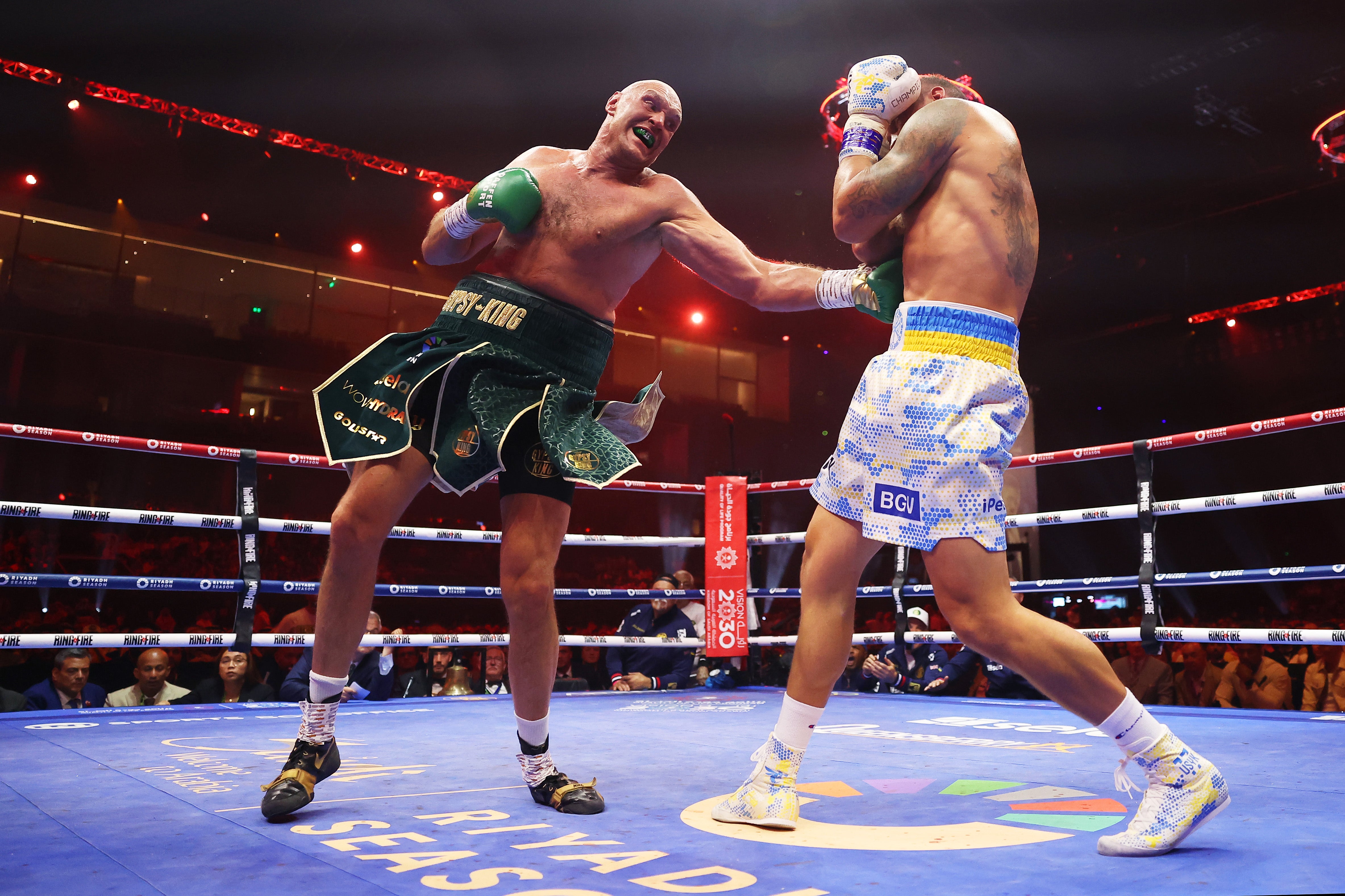 Tyson Fury’s fight against Oleksandr Usyk was just one of a number of big-name fights to be held in Riyadh