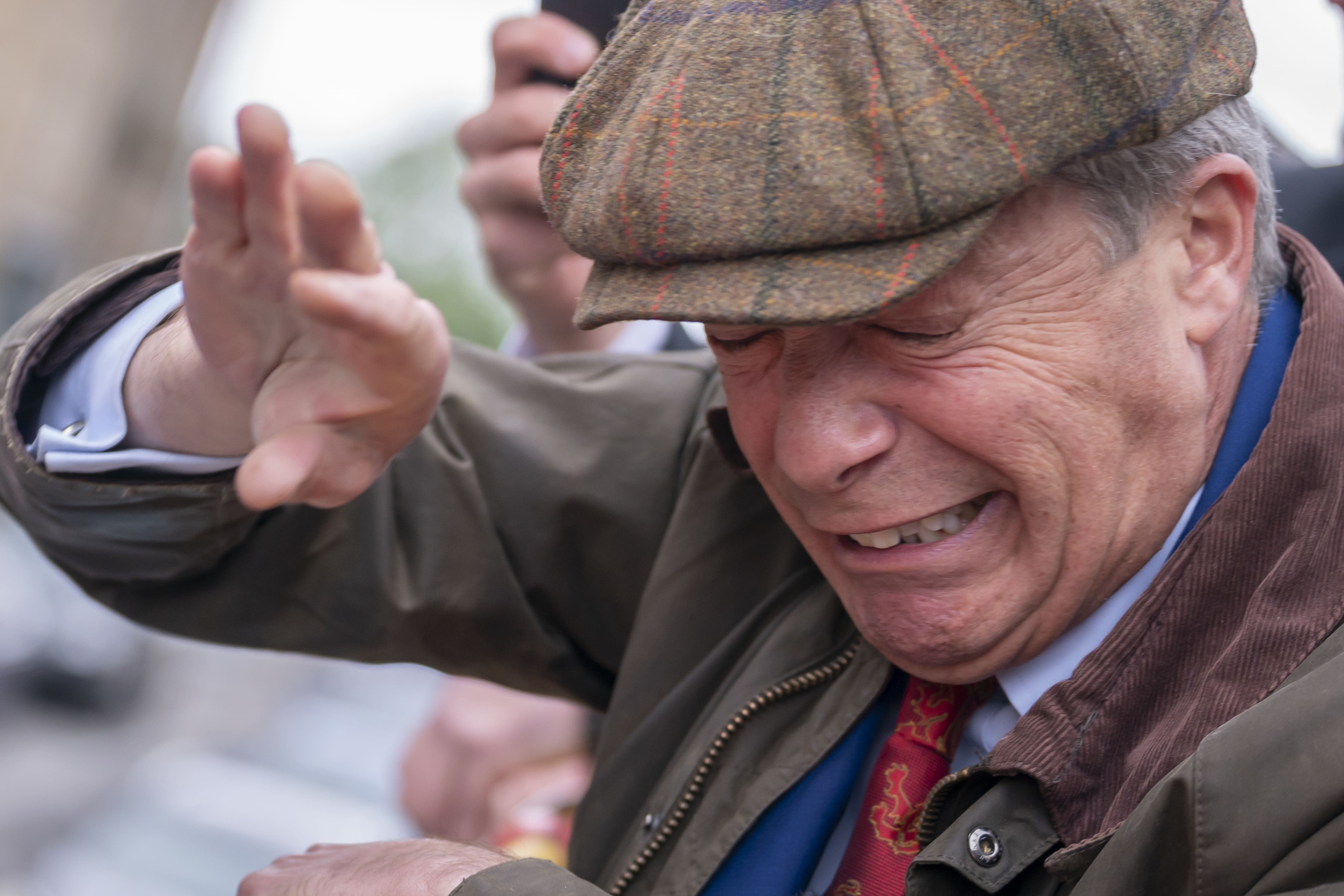 Reform Party leader Nigel Farage has also had a few run-ins with the public during the campaign trail