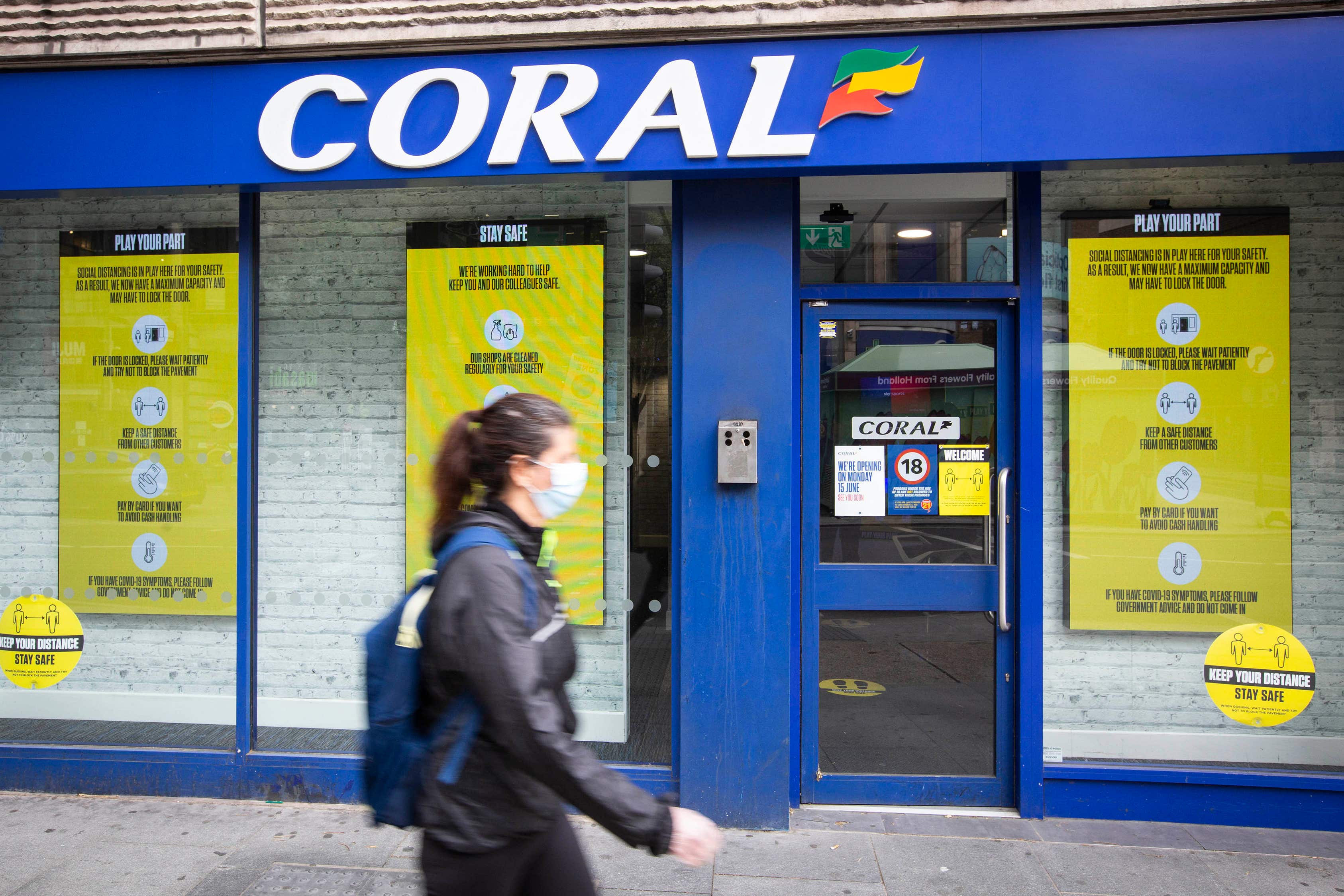 A Coral betting shop in central London (Matt Alexander/PA)