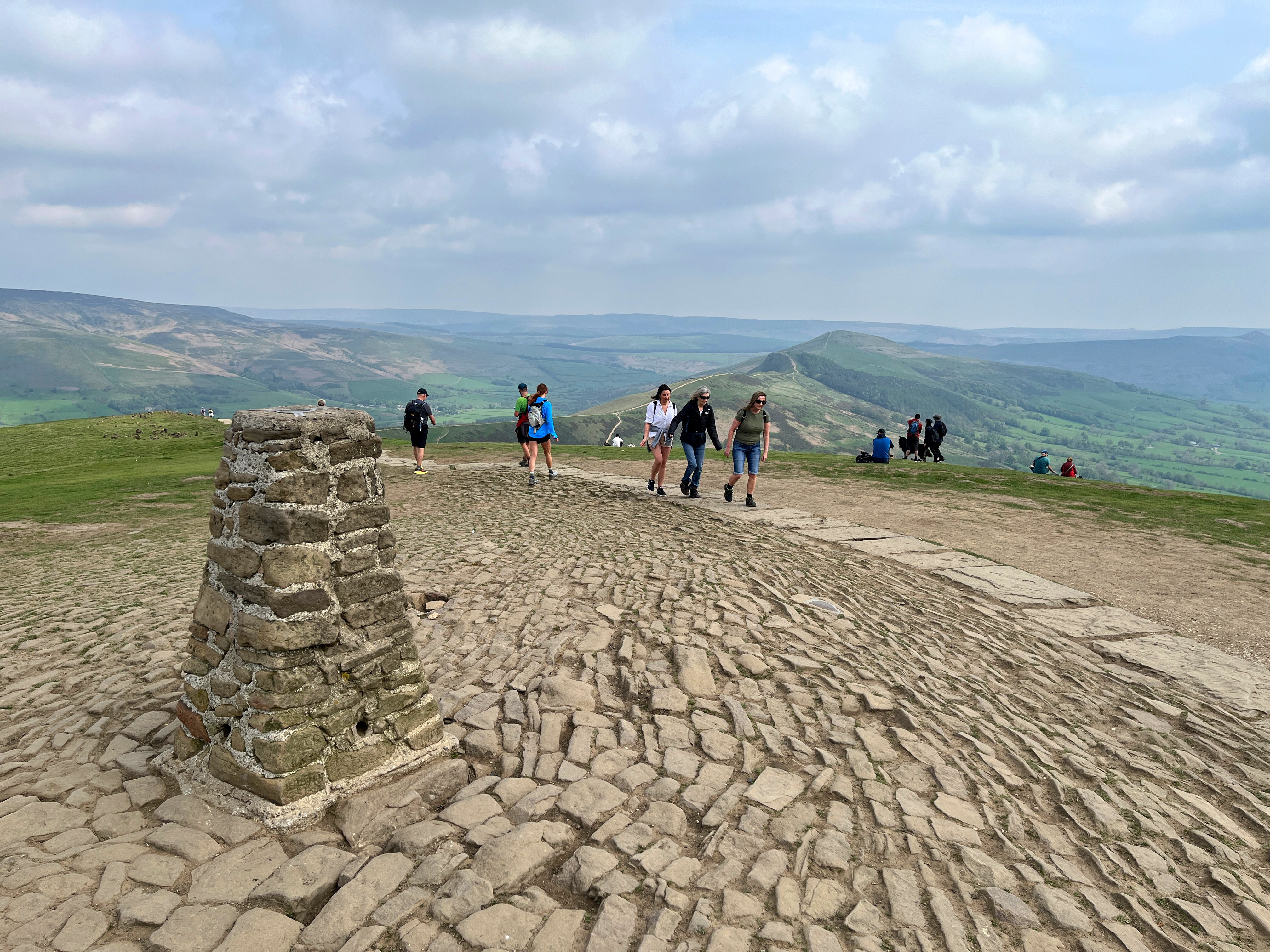 The top of Mam Tor