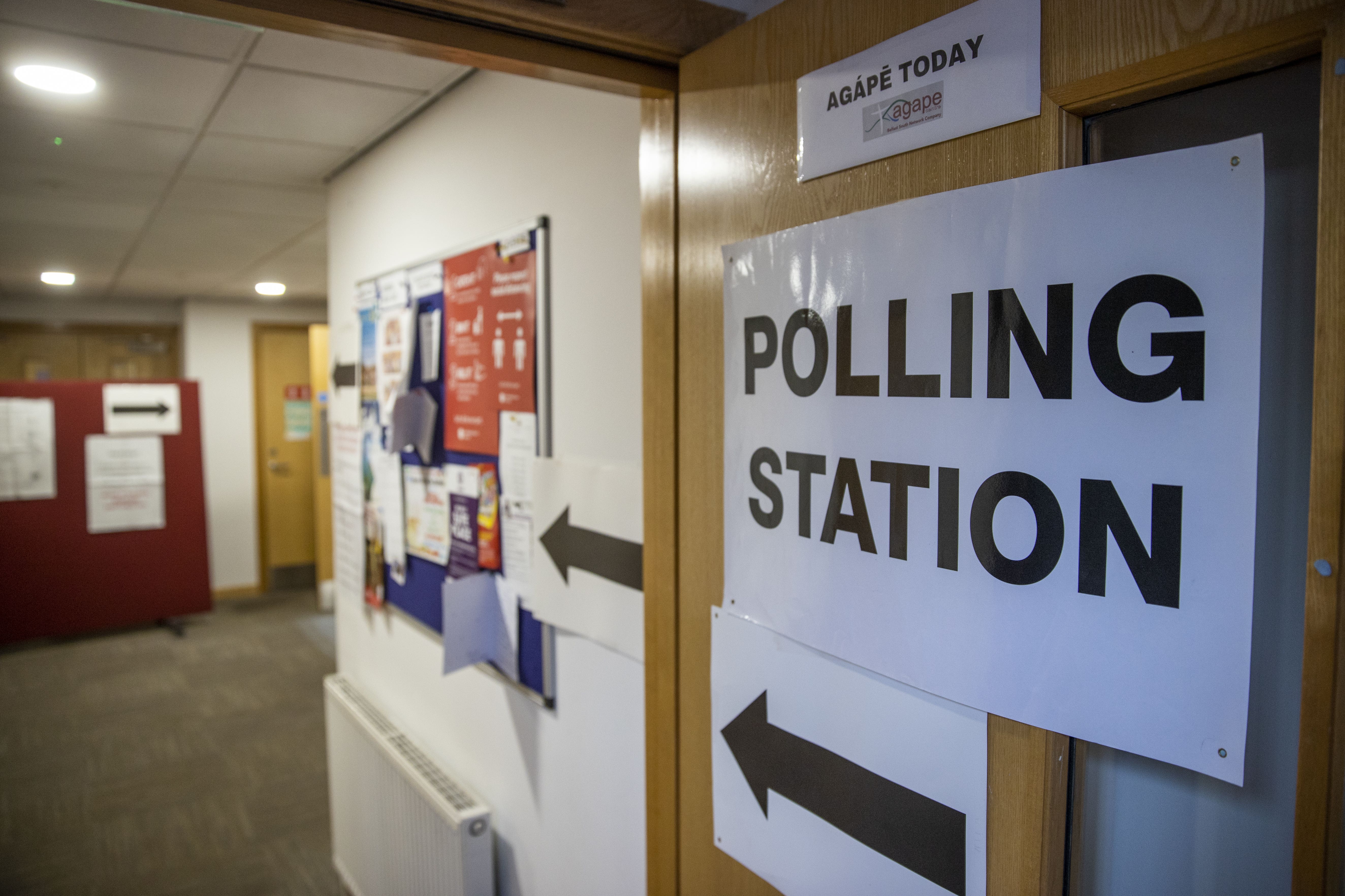 Labour continues to enjoy a strong lead over the Conservatives in the latest opinion poll averages ahead of the General Election on July 4 (Liam McBurney/PA)