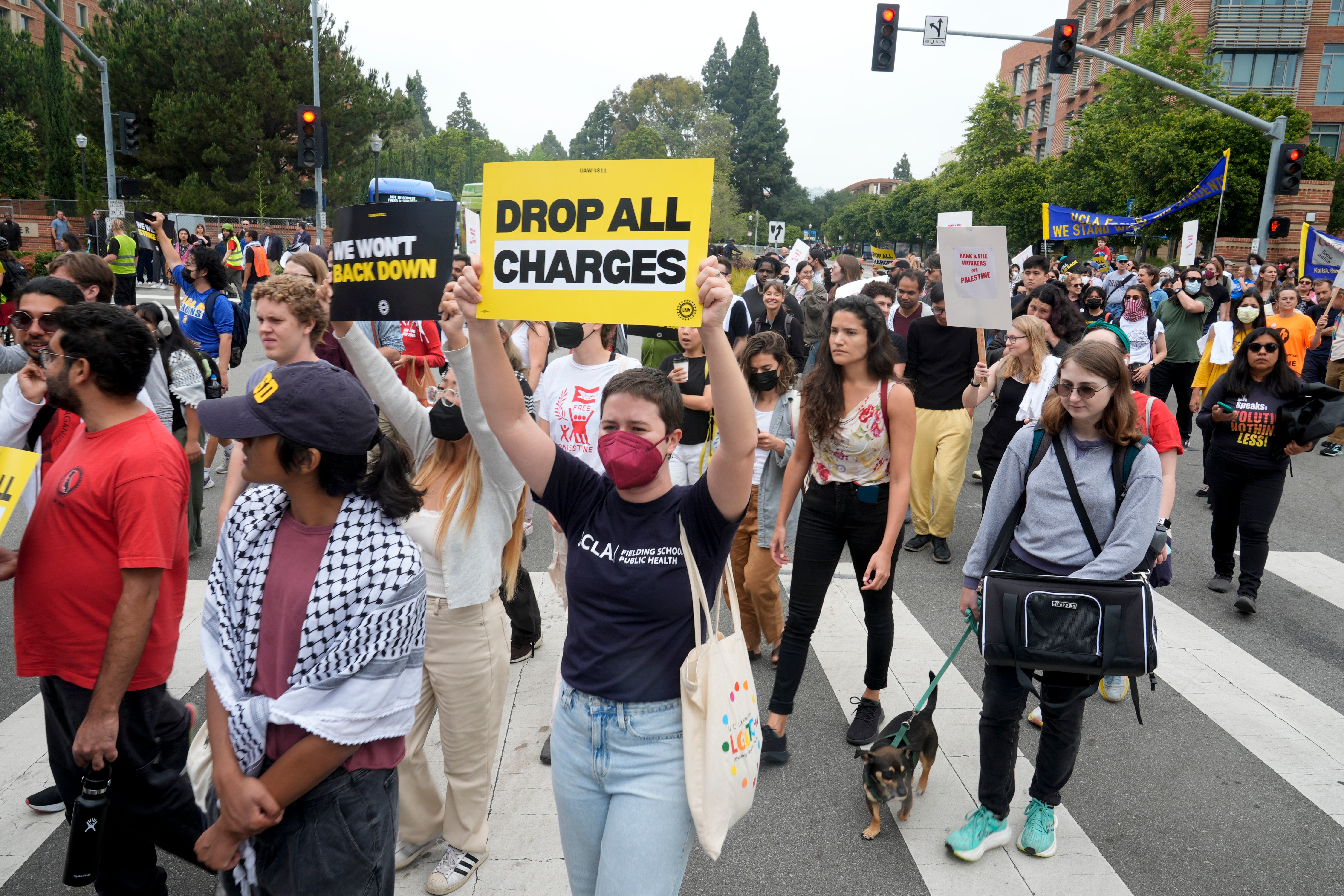 Campus Protests UCLA Chancellor