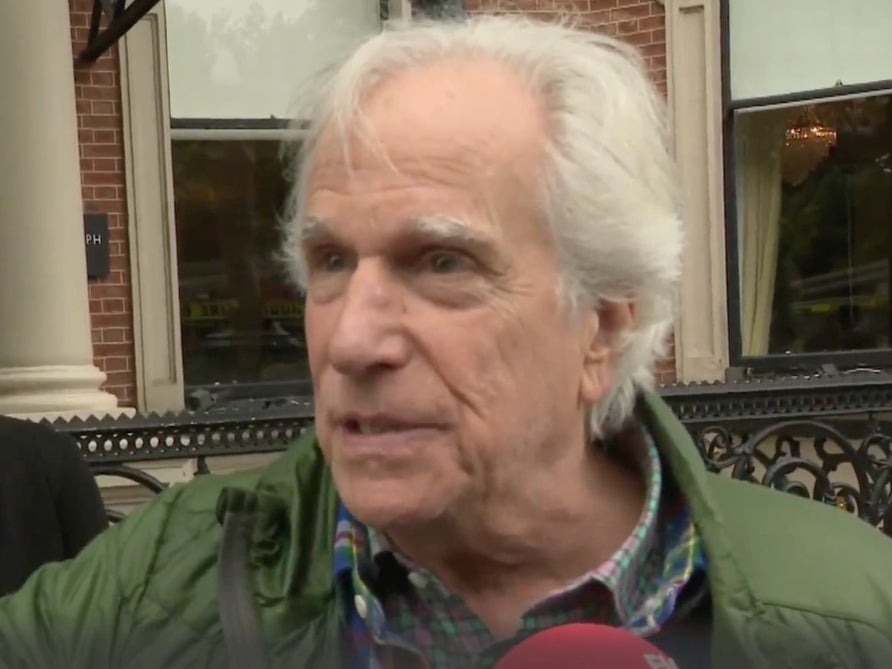 Henry Winkler was unexpected guest in hotel evacuated due to a fire