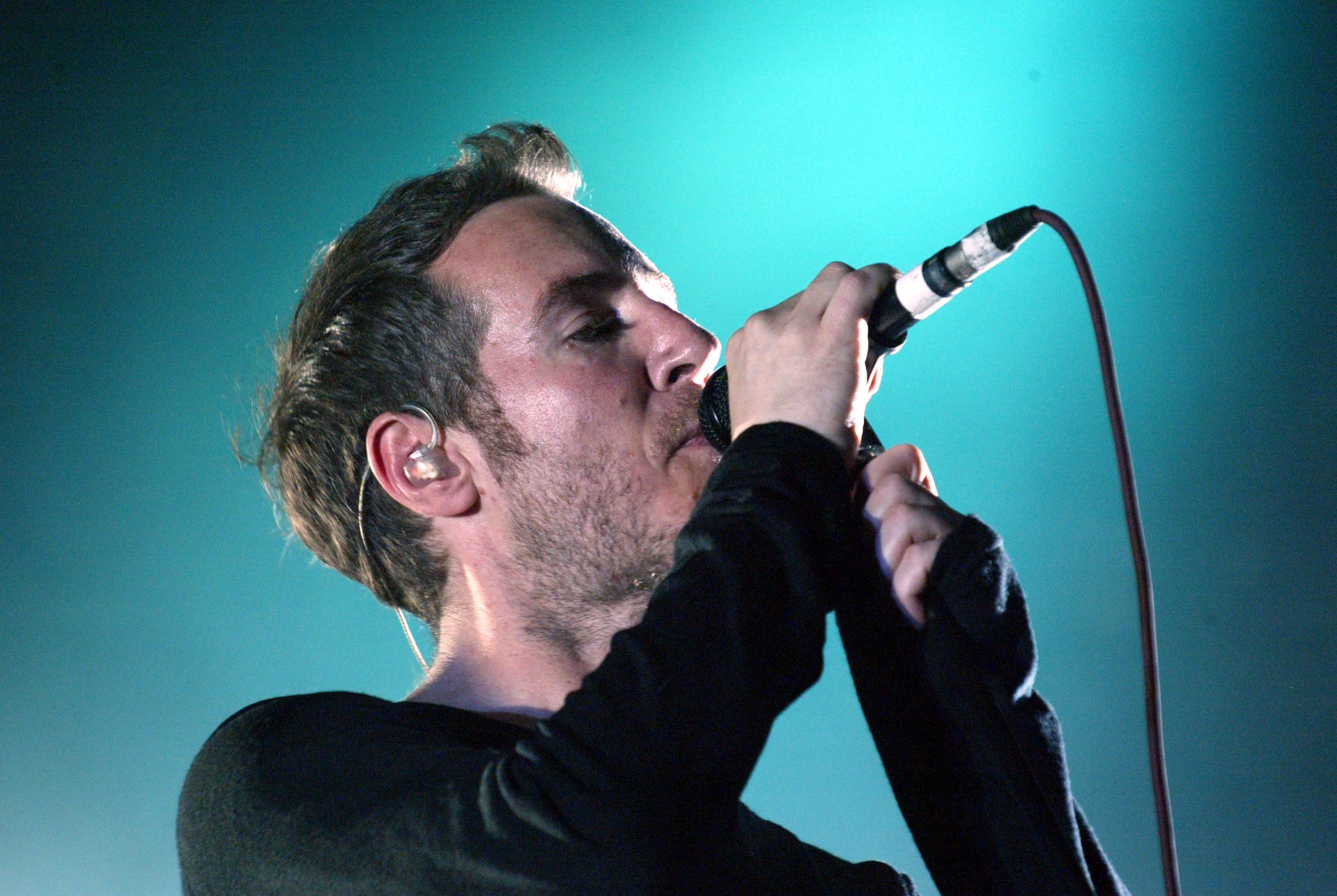 Robert Del Naja of the group Massive Attack