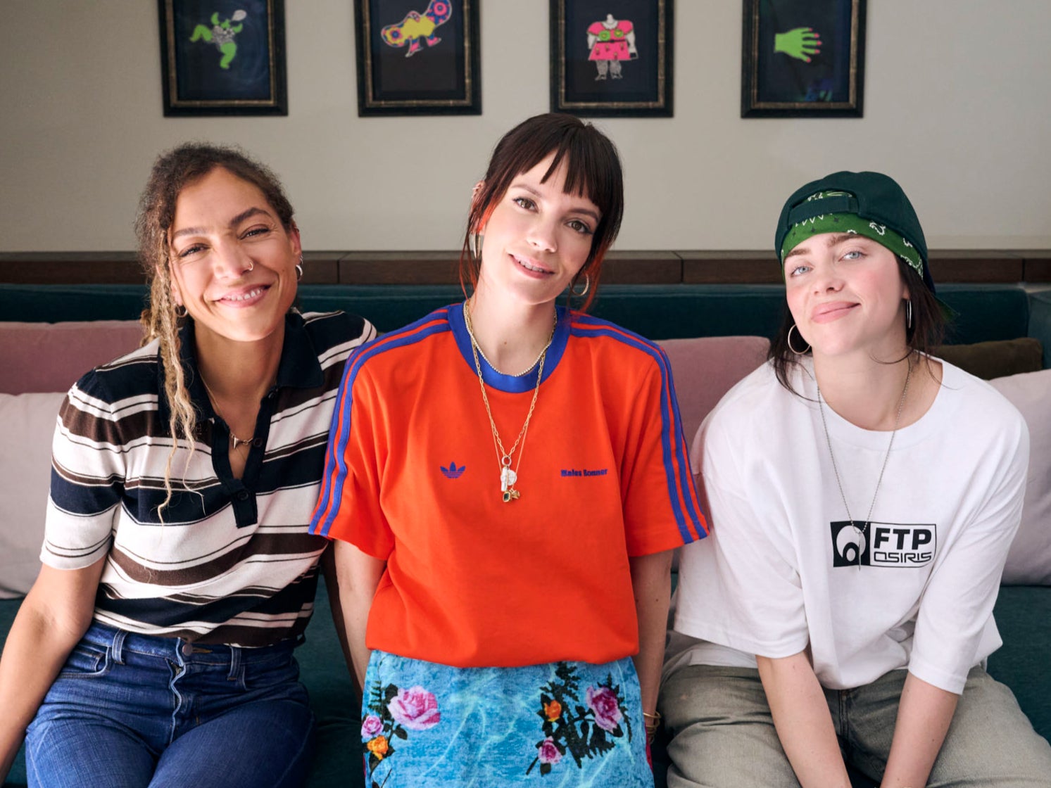 Miquita Oliver, Lily Allen and Billie Eilish