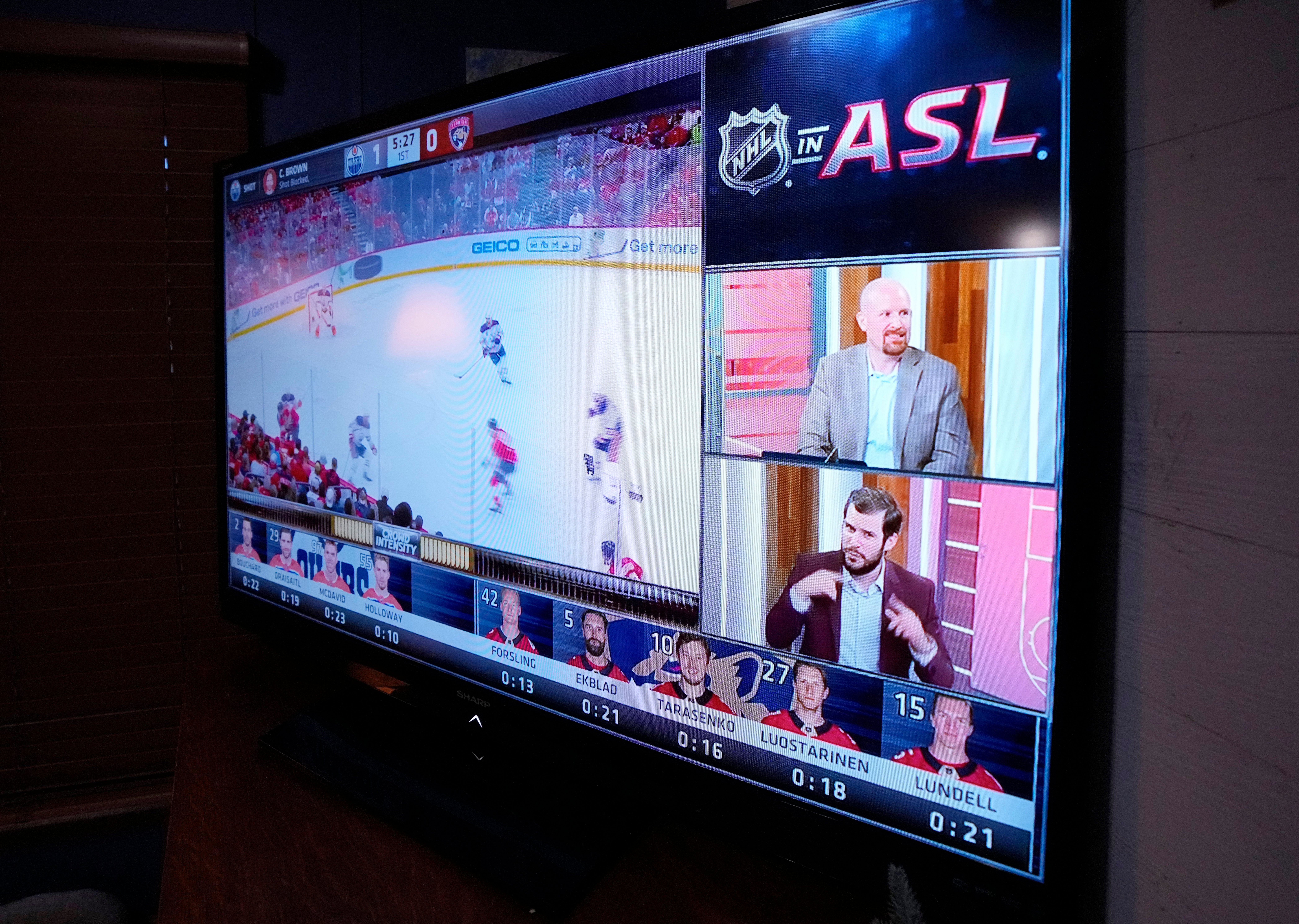 Stanley Cup Deaf Broadcasts Hockey