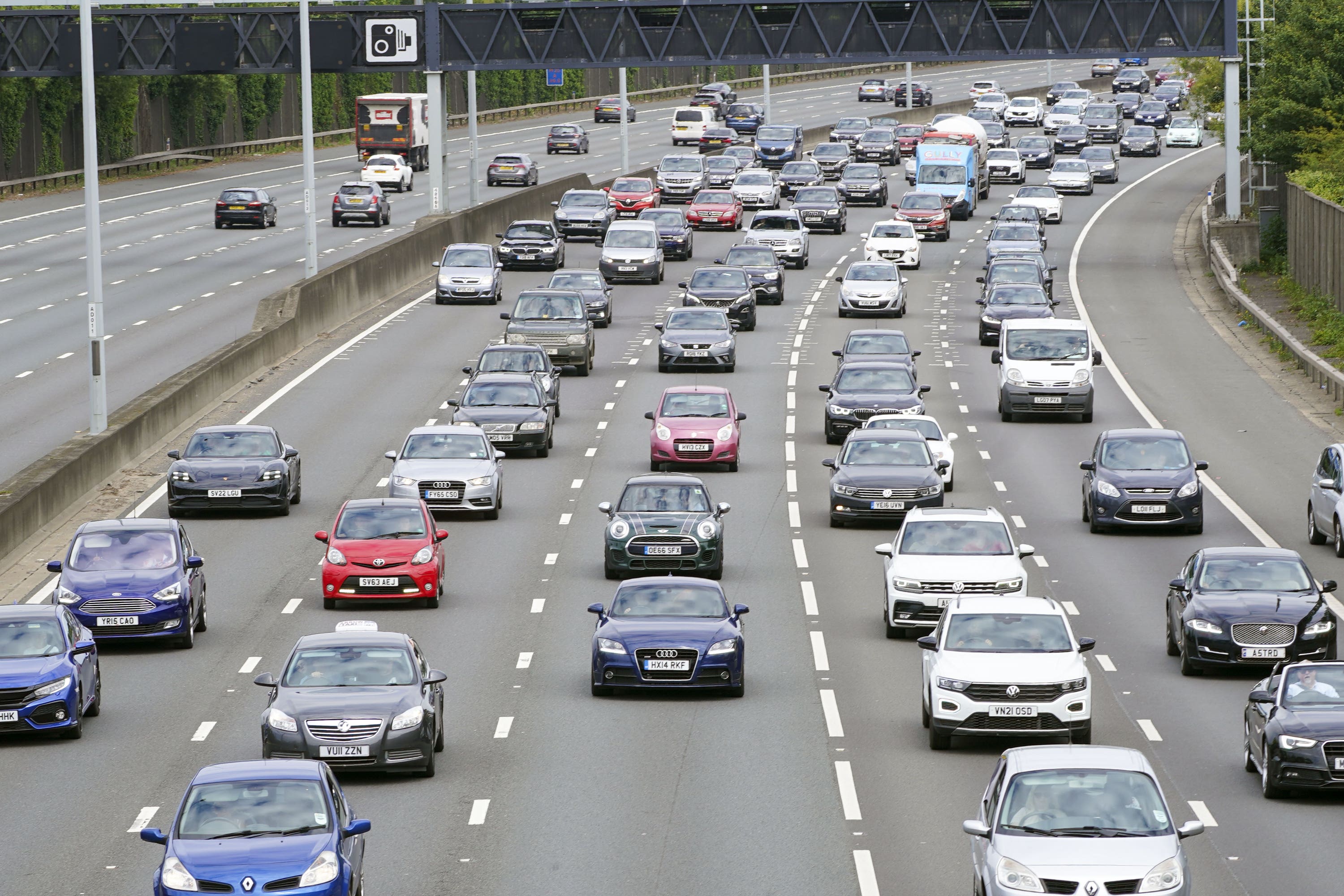 Labour has pledged to reinstate the 2030 ban on new petrol and diesel cars if it wins the General Election (Steve Parsons/PA)