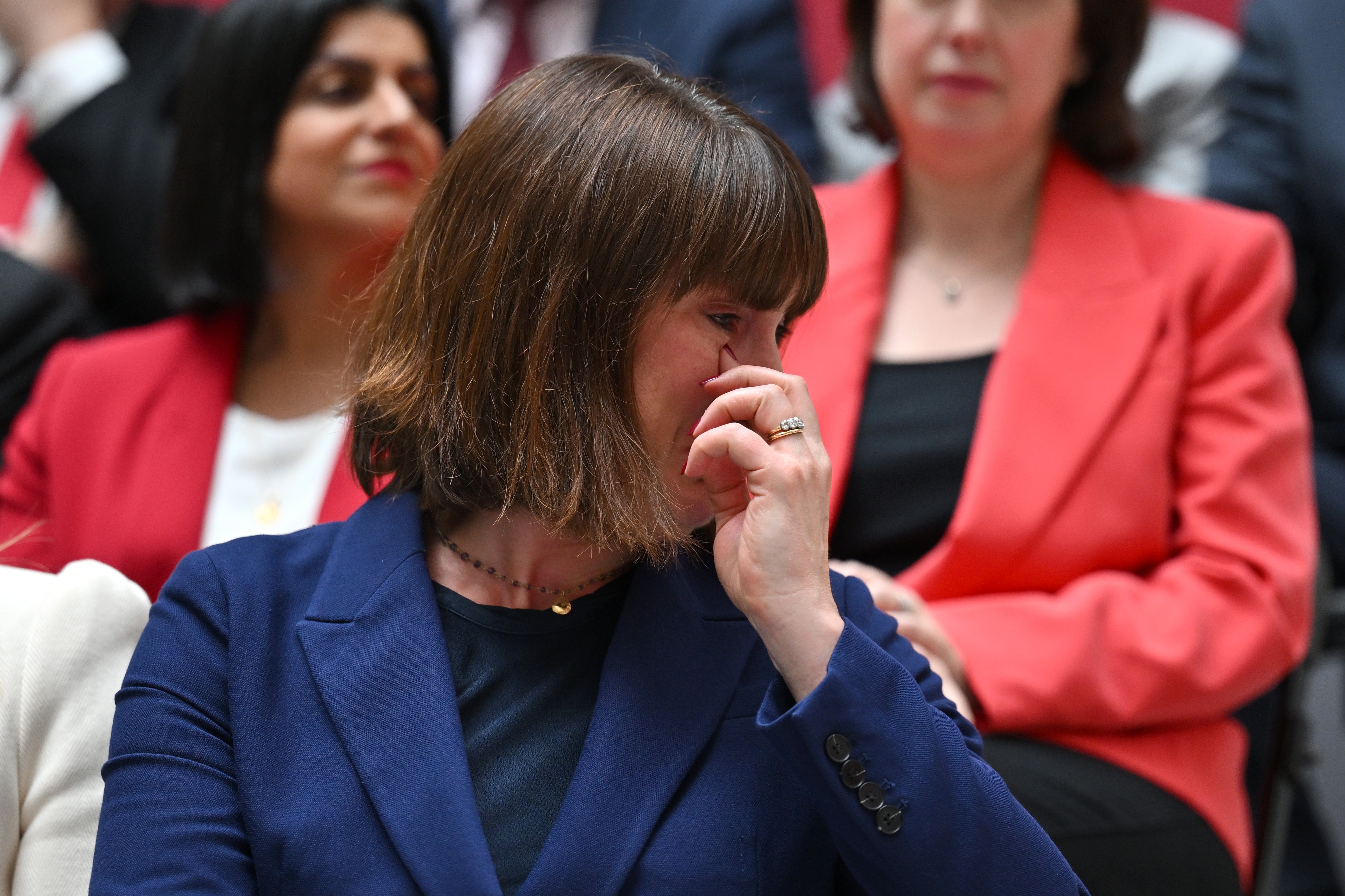 Rachel Reeves wiped away tears at Labour’s manifesto launch