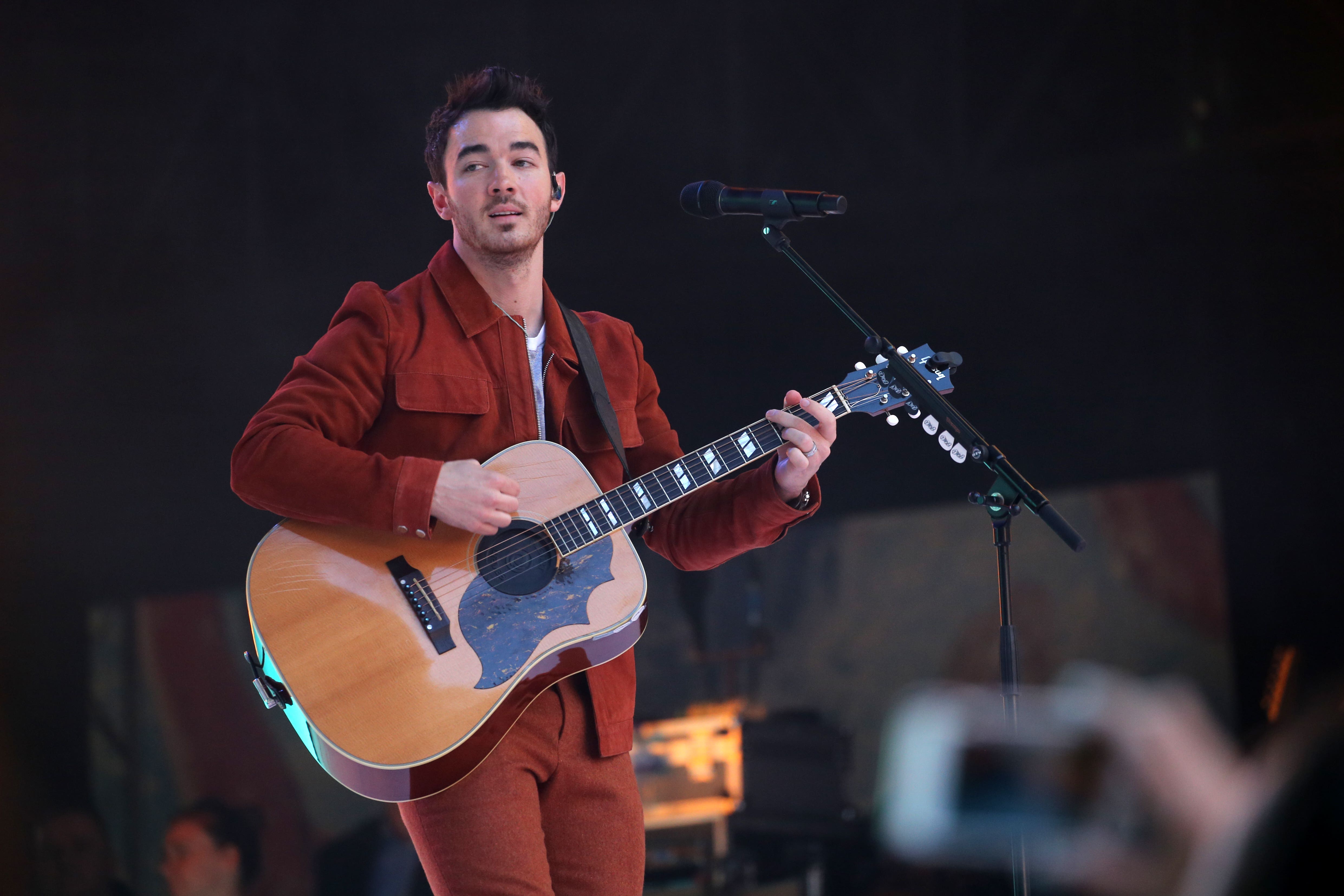 Kevin Jonas undergoes surgery to remove a cancerous mole (Isabel Infantes/PA Wire)