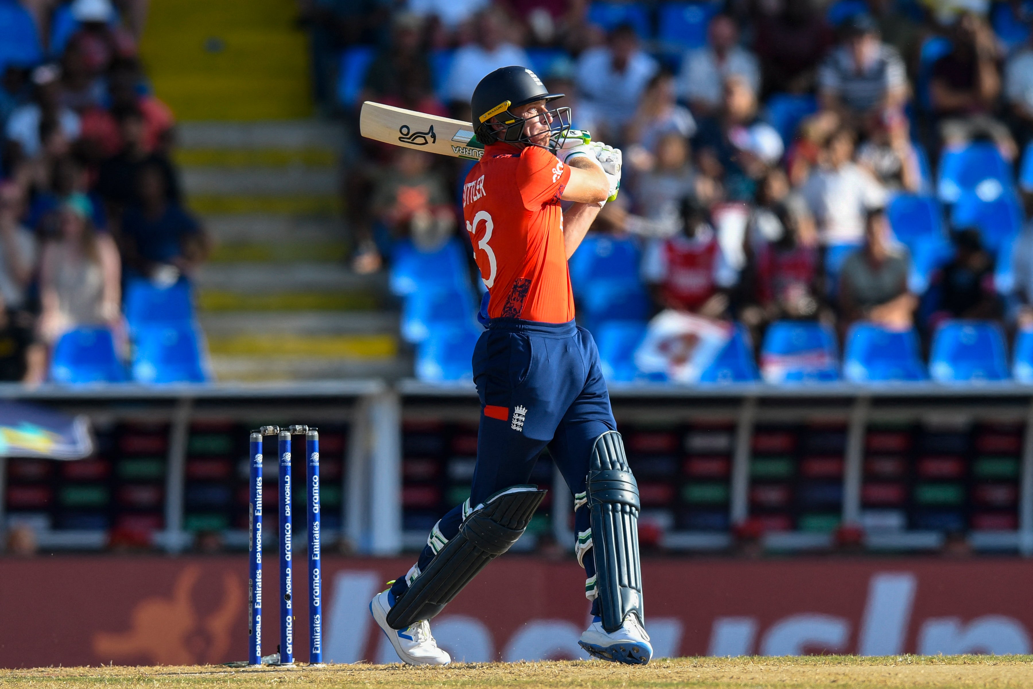 Jos Buttler spanked an unbeaten 24 off just eight balls