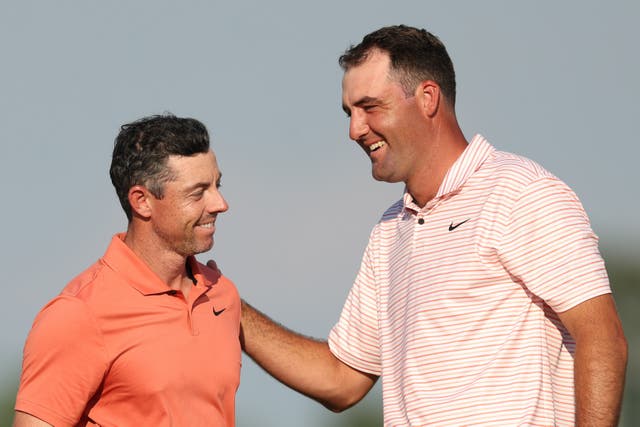 <p>Rory McIlroy and Scottie Scheffler will team up to take on two of LIV Golf’s biggest stars </p>