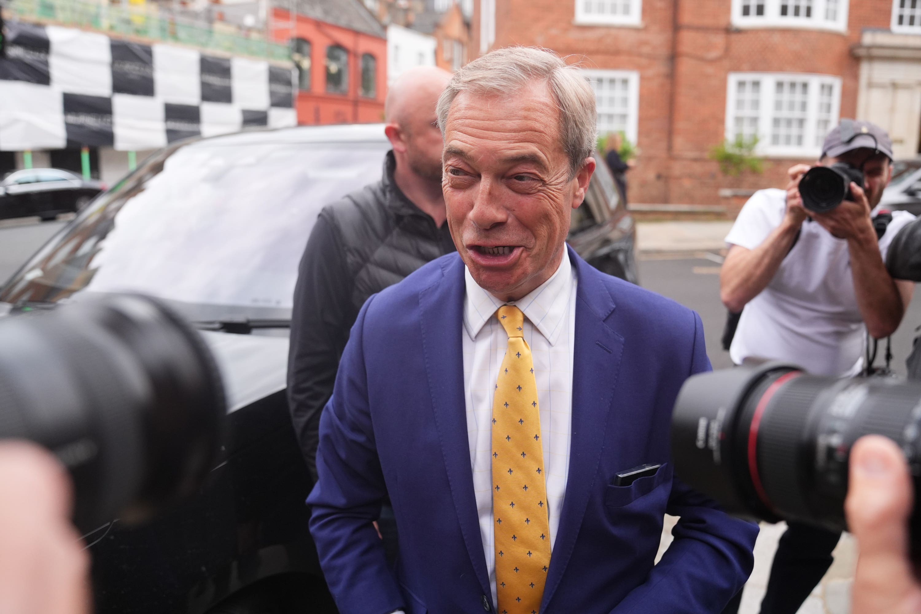 Reform UK leader Nigel Farage (James Manning/PA)