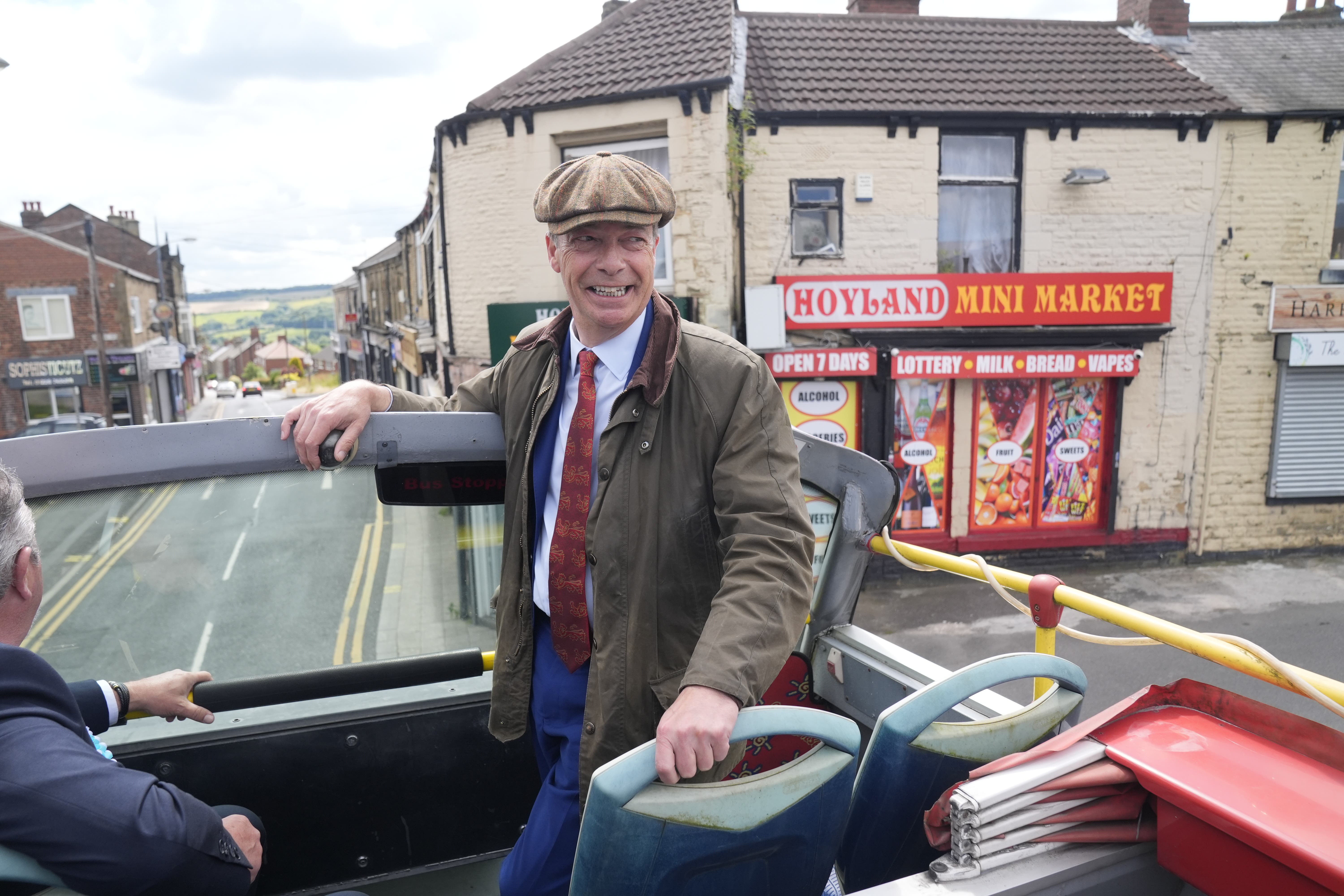 Reform UK leader Nigel Farage has been on the campaign trail (Danny Lawson/PA)