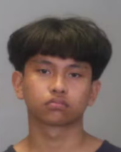 Shane Sano pictured in a booking photo. Georgia law says 17-year-olds are considered adults when criminally charged