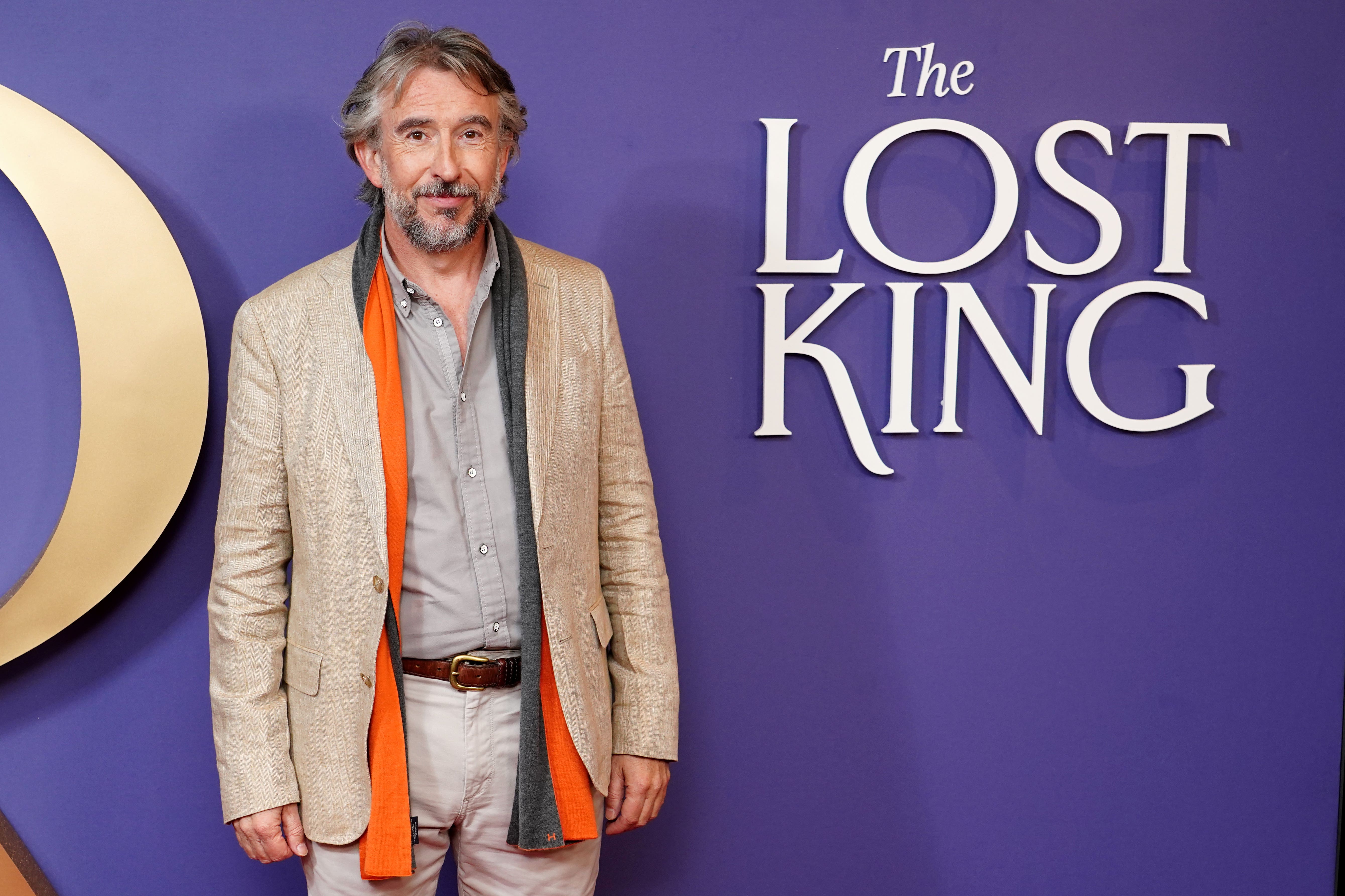 Steve Coogan at the UK premiere of The Lost King (Ian West/PA)