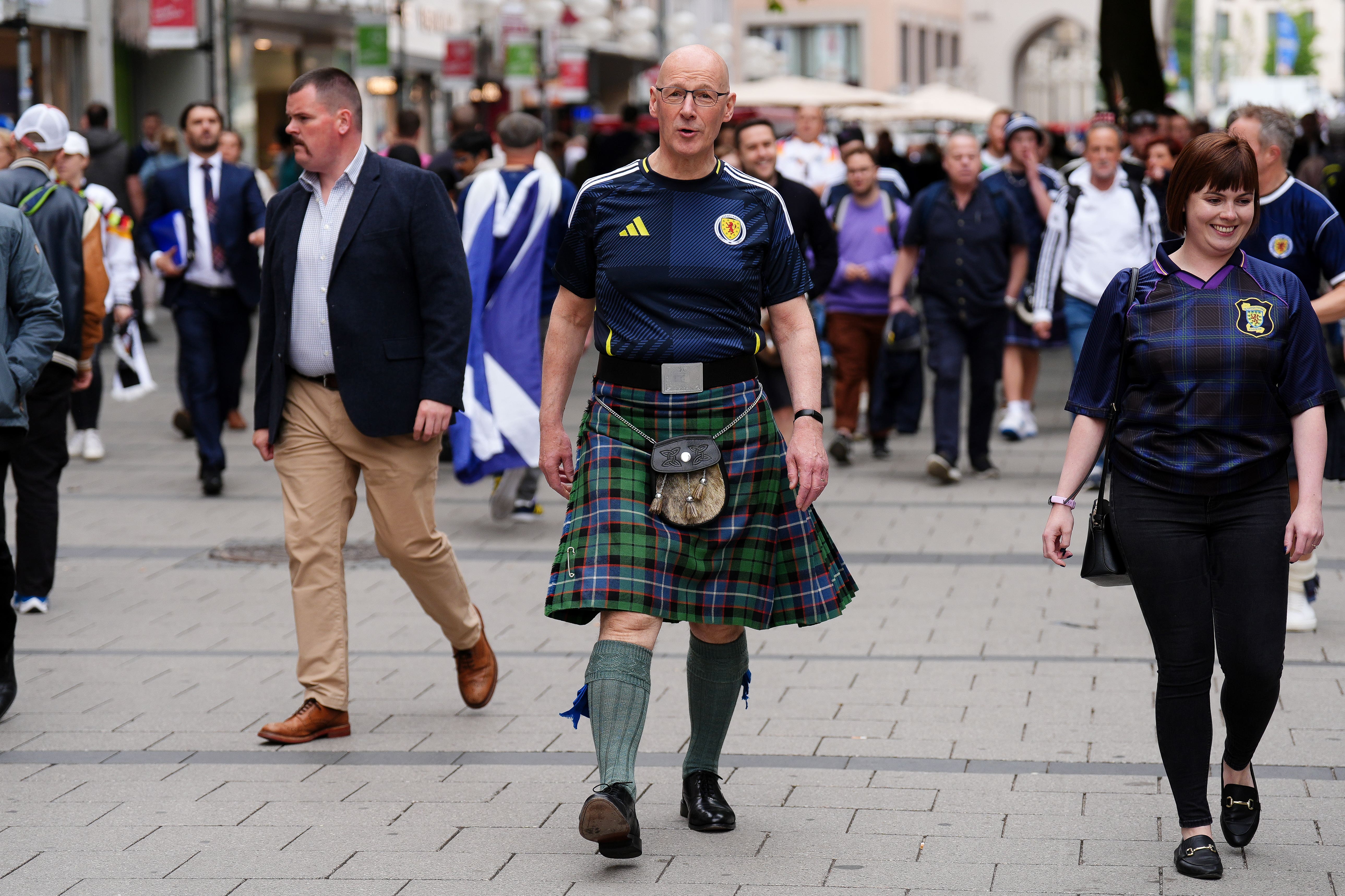 The First Minister will attend the game on Friday (Andrew Milligan/PA)