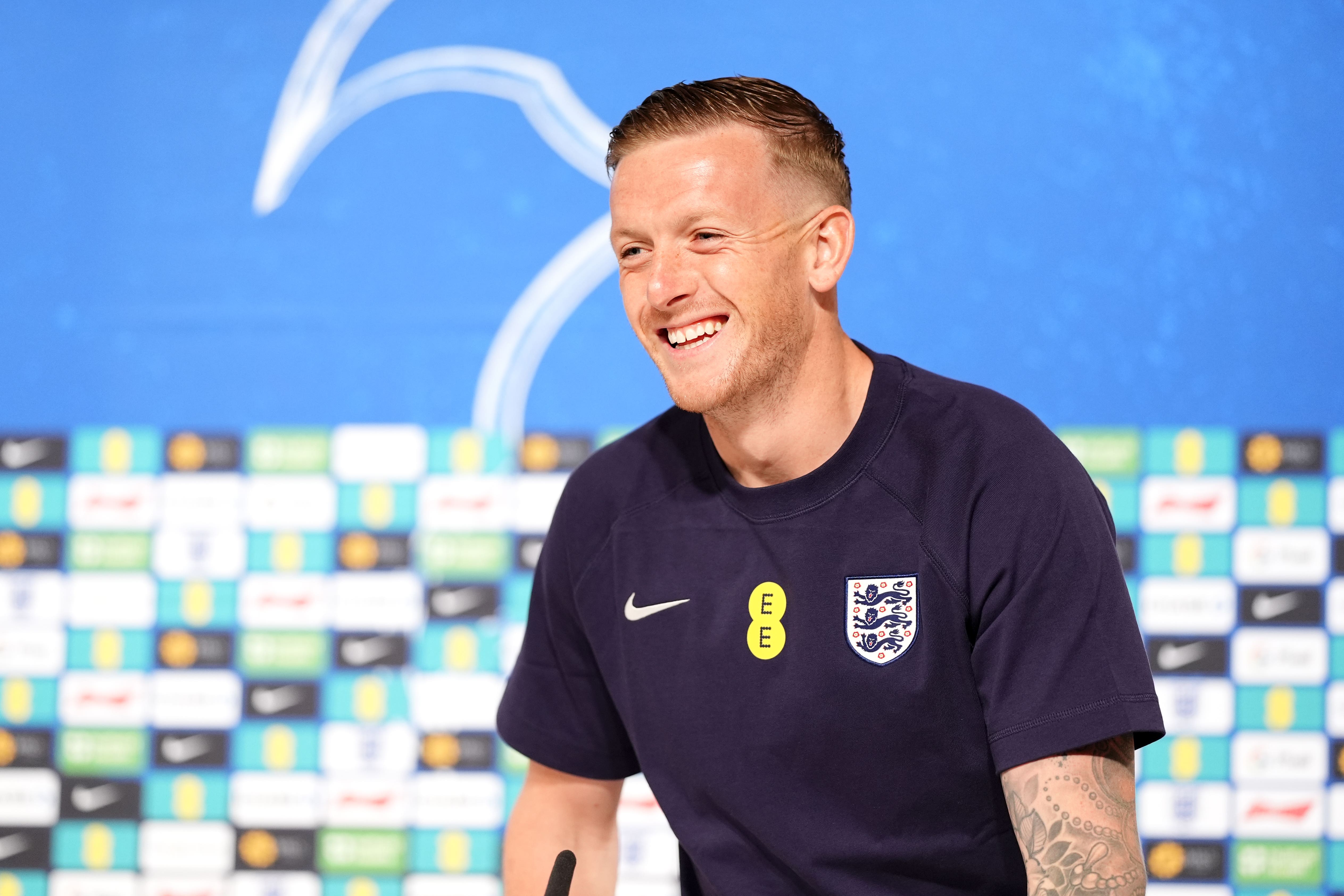 England goalkeeper Jordan Pickford is ready for the challenge of Serbia (Adam Davy/PA)