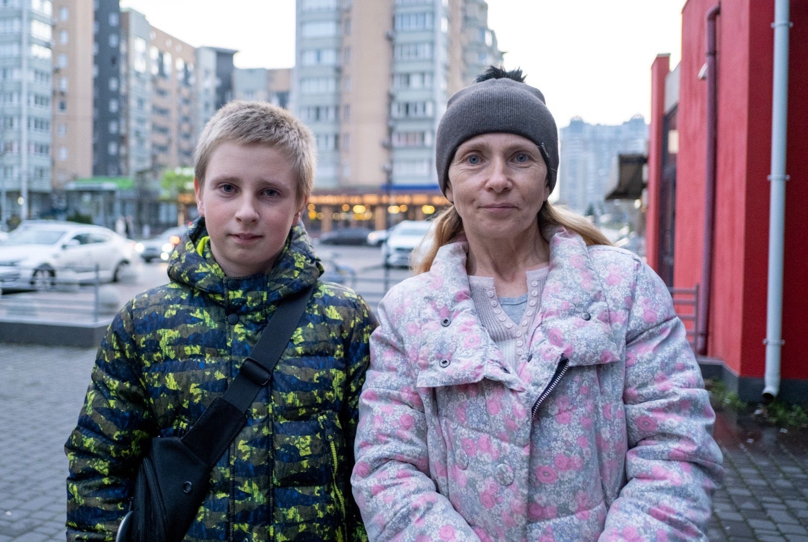 Bogdan Shvetzov, who was just 12 when he was forcibly deported to Crimea, is seen here reunited with his mother in Kyiv seven months after they were separated