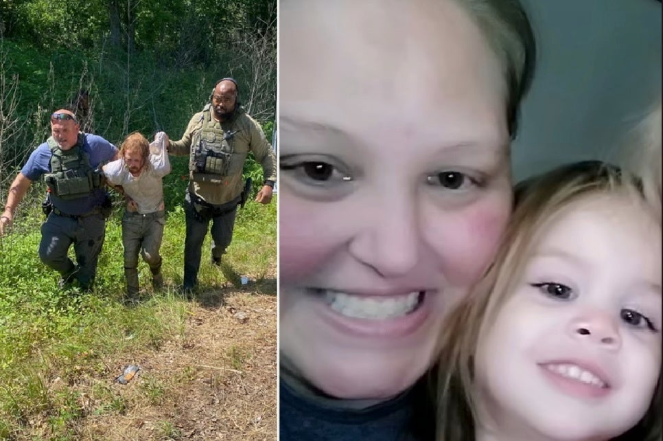 Callie Brunett, 35, and her daughter, 4-year-old Erin Brunett