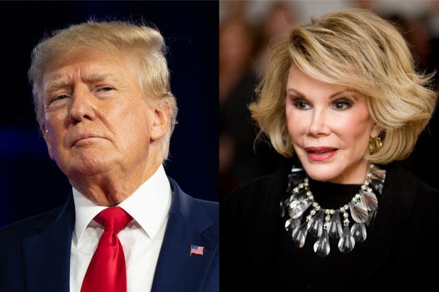 <p>Donald Trump and Joan Rivers</p>