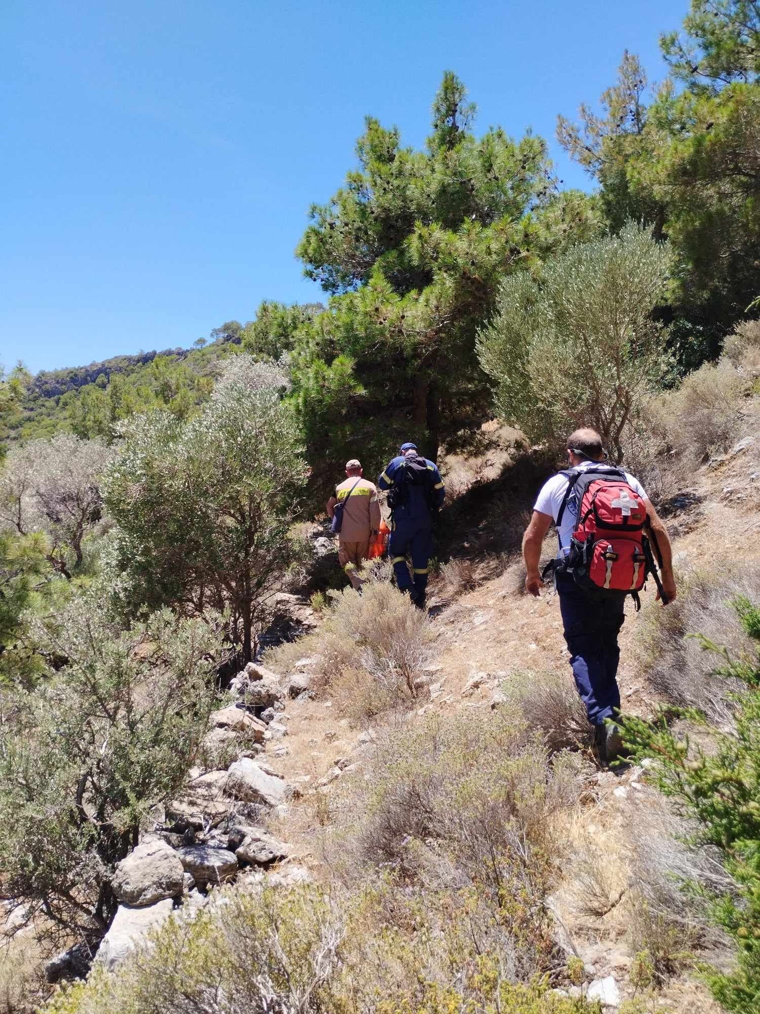 Searchers head to the spot to find the man’s body