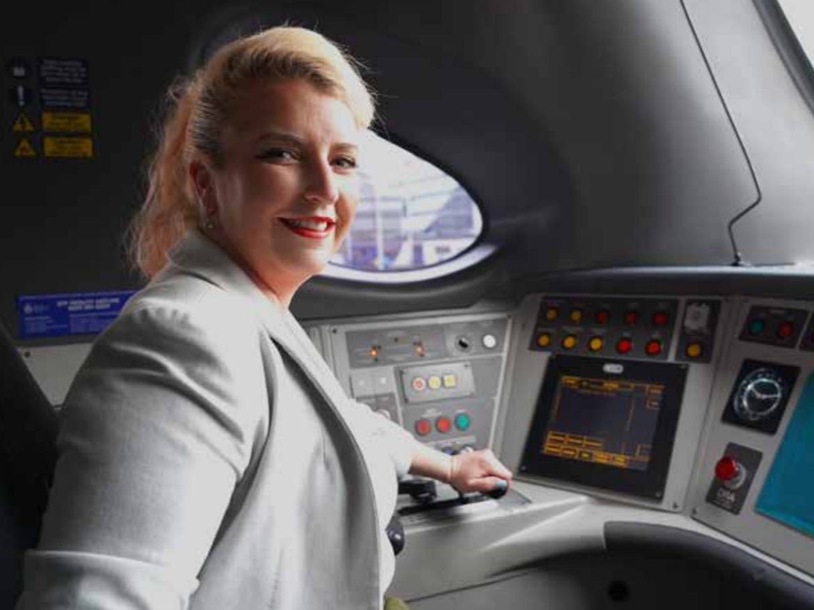 At the controls: Labour’s ‘passenger-in-chief’, Louise Haigh