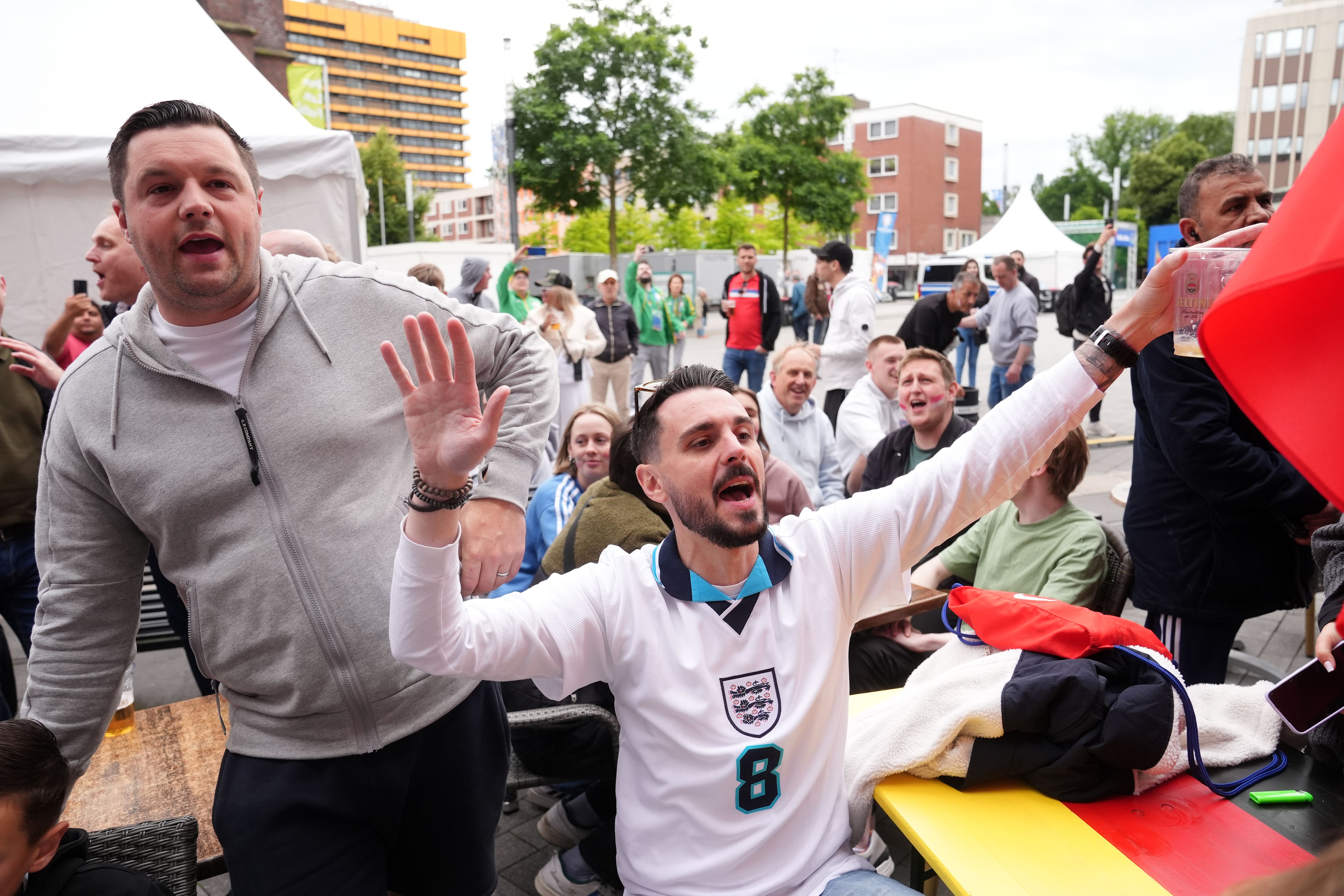 England will be well backed against Serbia (Bradley Collyer/PA)