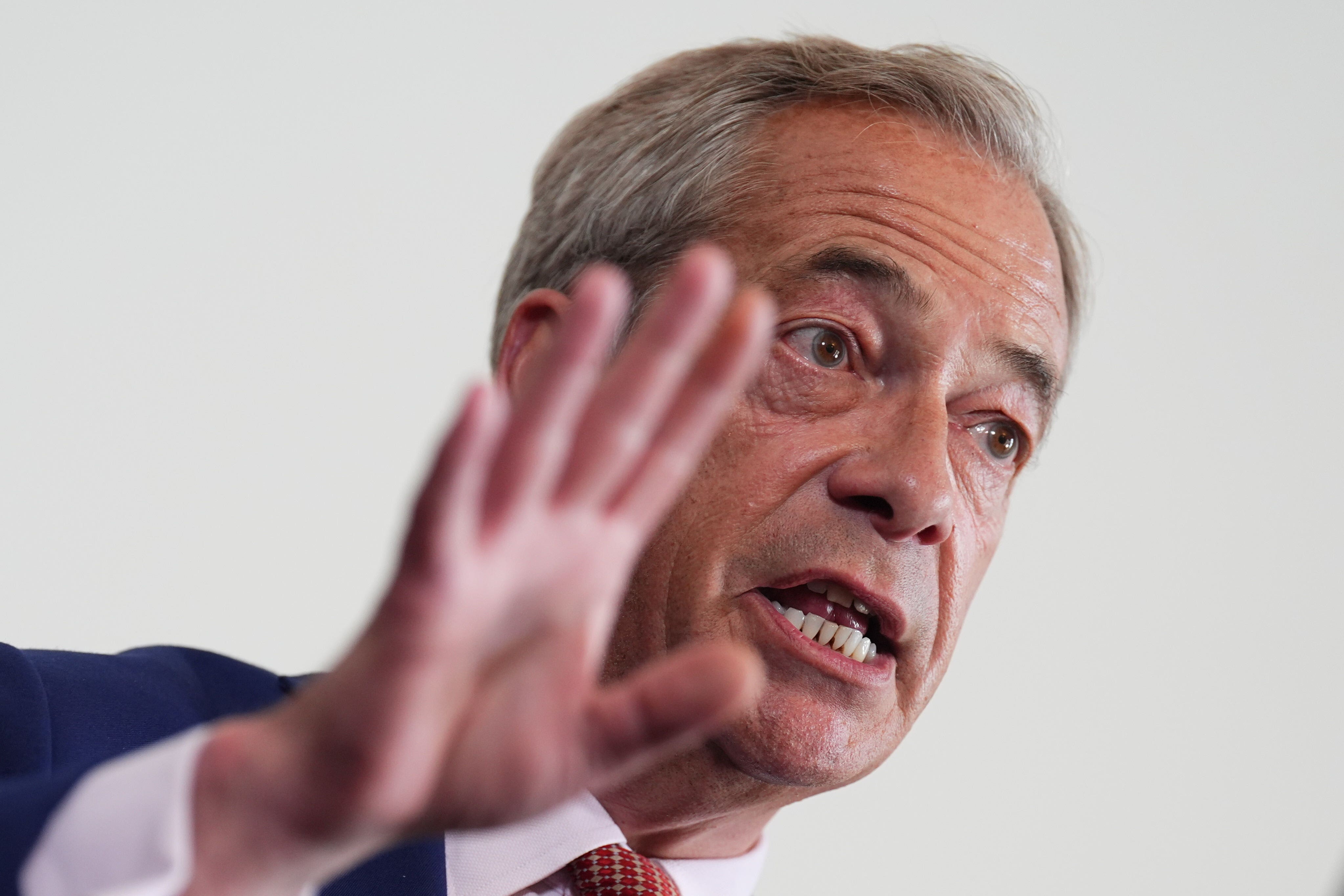 Mr Farage will lead Reform UK into the 2024 general election. (James Manning/PA)