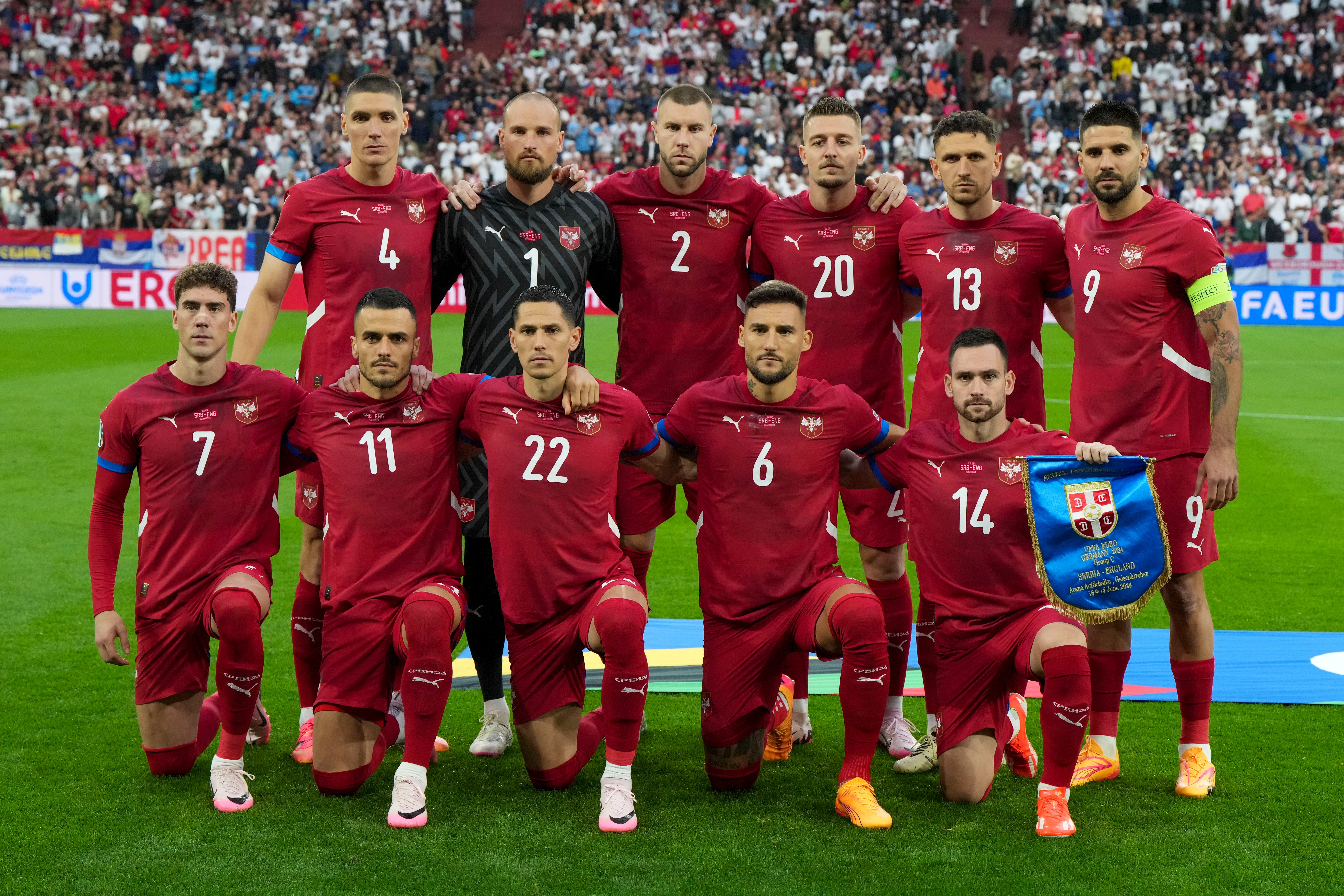 Euro 2024 Soccer Serbia England