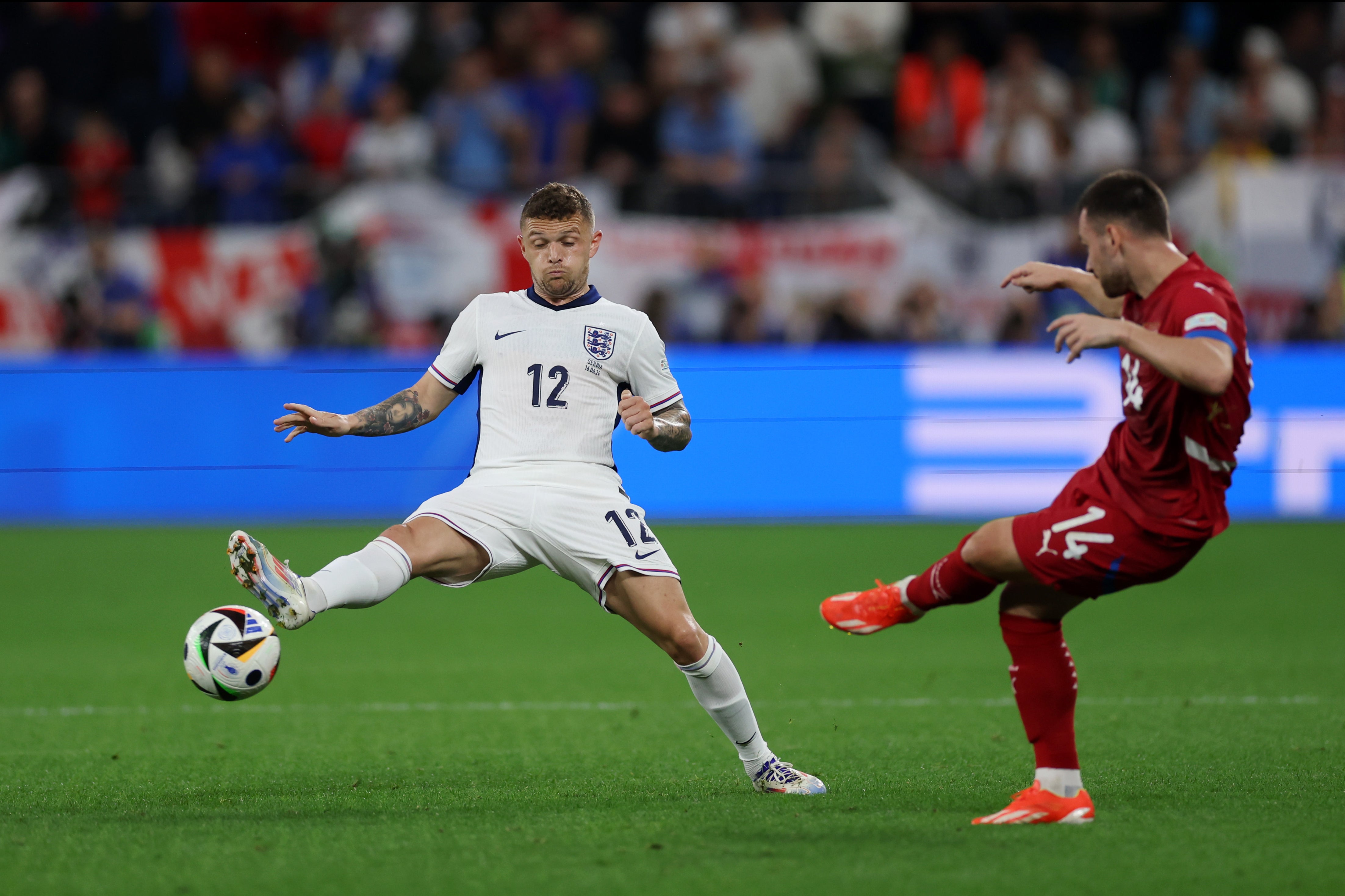 Kieran Trippier was solid at left-back