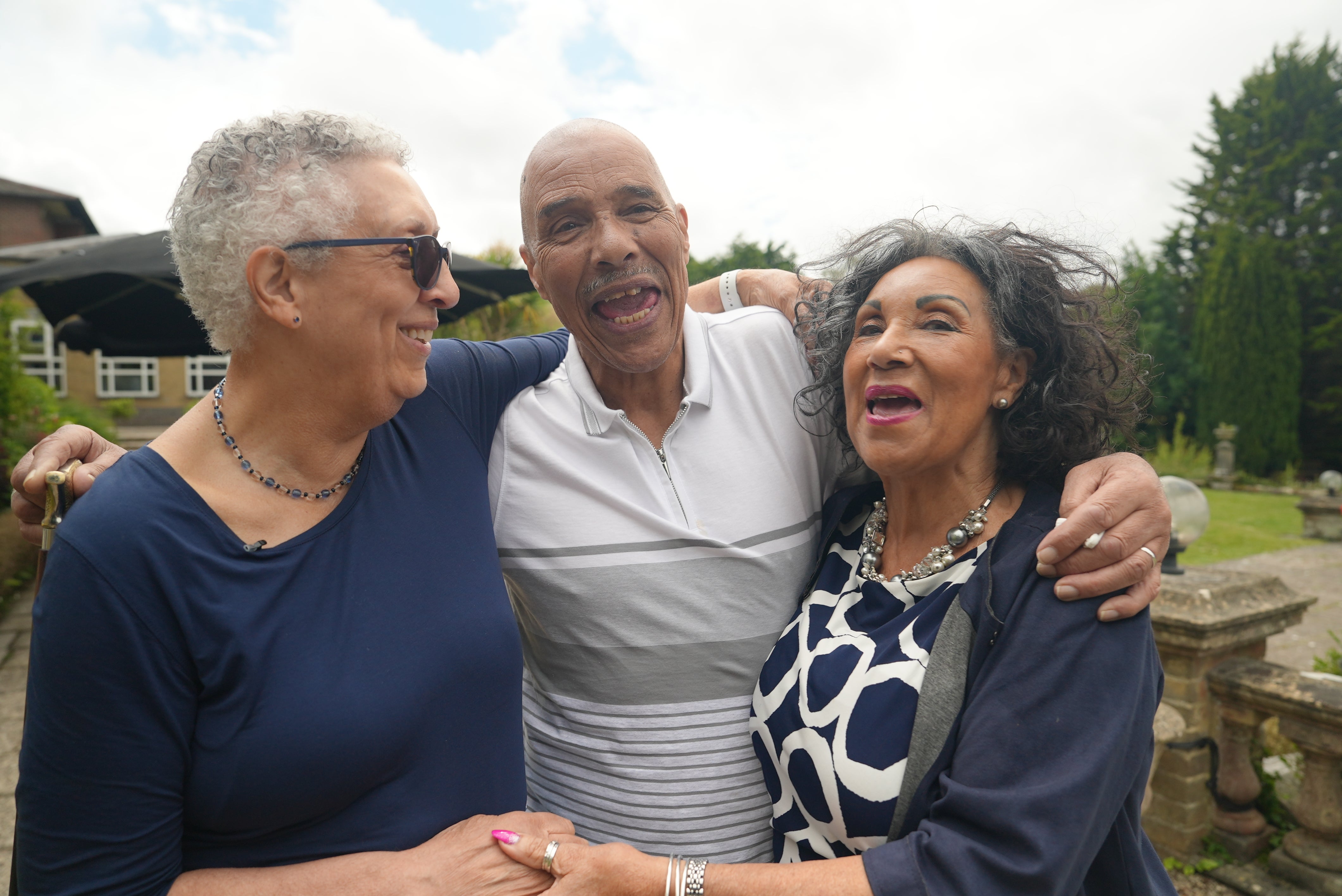 Lorraine thinks the moment was 'surreal' (L to R: Lorraine, James and Josephine) (Chris Diaper/PA Real Life)