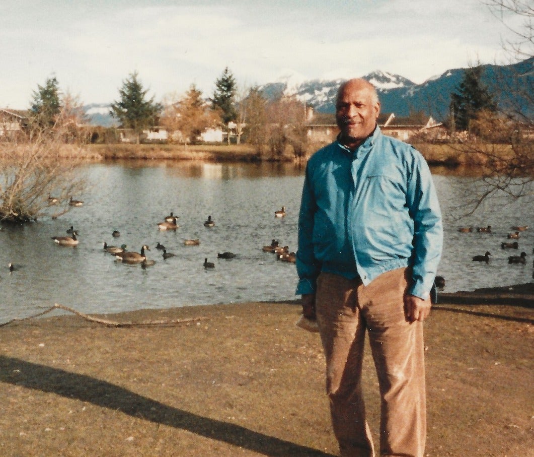 The siblings all share the same dad (Pictured: Arthur Sydney John)