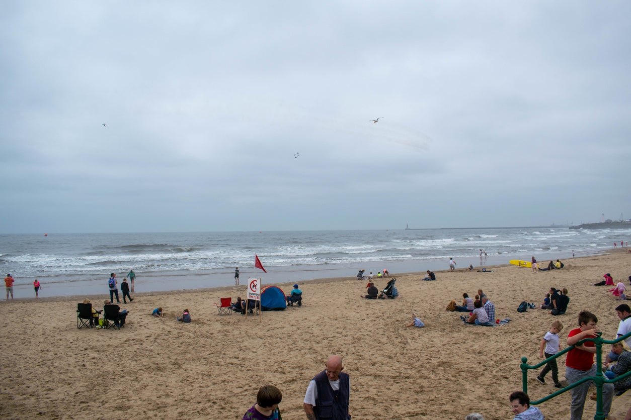 Seaburn beach in Sunderland is one of eight beaches to have recorded unsafe levels of E coli