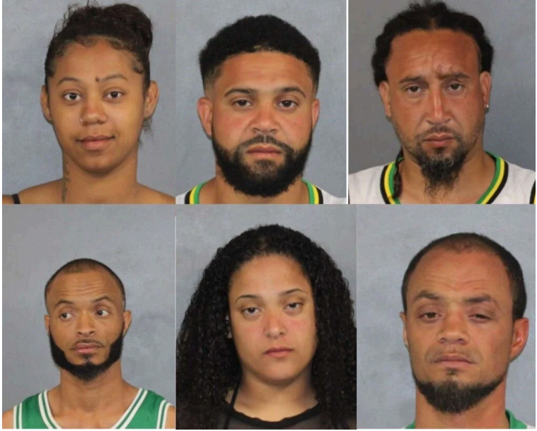 Top Row Fom Left: Gilda Antunes, Henry Lopes Jr., Michael Gomes. Bottom Row From Left: Lopes, Victor Manuel Gomes Depina, Elsa Lopes, Maneul Pina