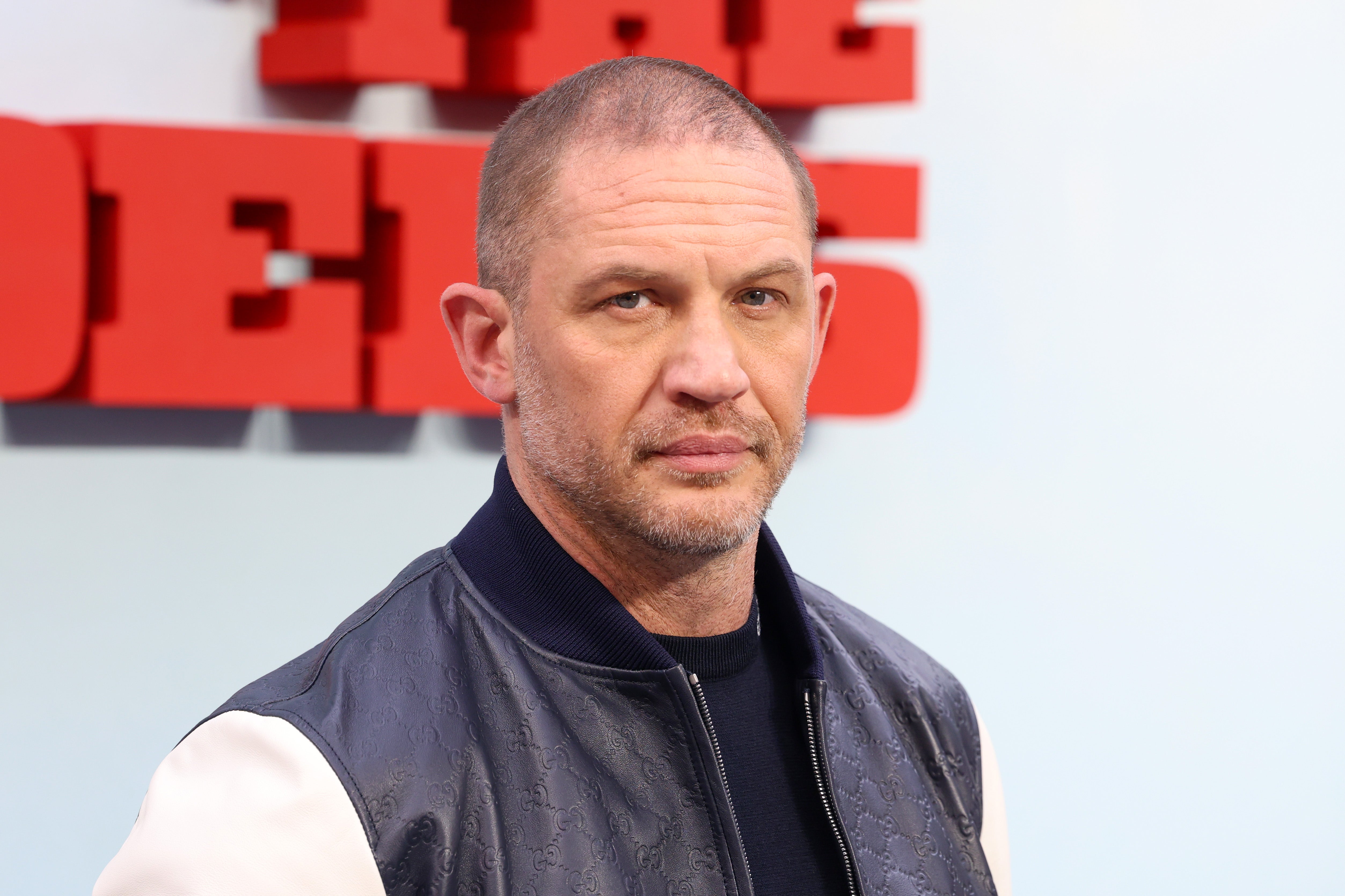 Tom Hardy attends the London Gala Screening of ‘The Bikeriders’ in June 2024